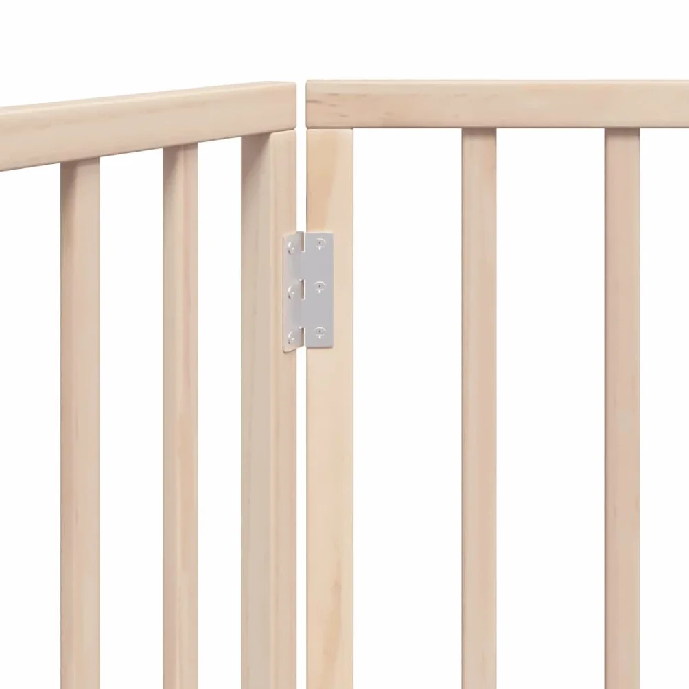vidaXL Bramka dla psa składana 2 panele 160 cm drewno topolowe