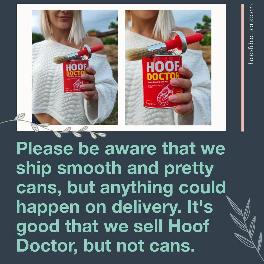 Hoof Doctor - White Line | Thrush | Abscesses | Quarter Crack | Seedy Toe | Corns and Sole Bruises - 100% All-Natural Hoof Care Product - Birch Bark Extract, Betulin, Omega-3 with Vits A & D (16 Oz)