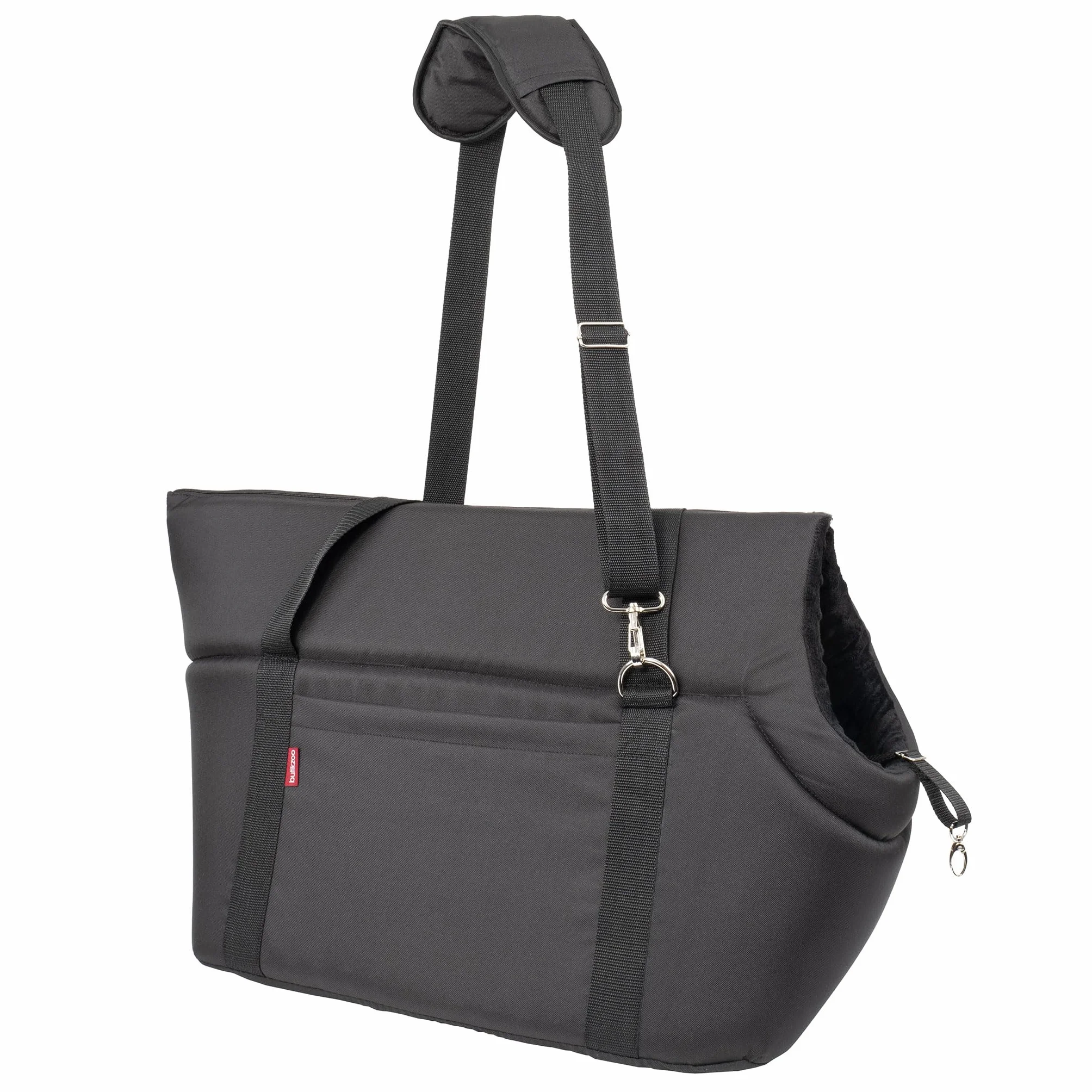 Torba transportowa dla psów XL 52×35×39 cm składana pralna Czarna Minky