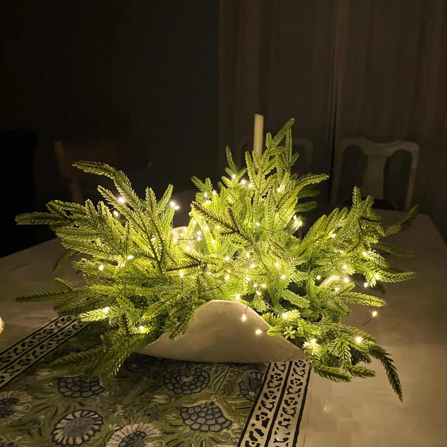 Lampki choinkowe LED 400 diod 20m, ciepłe białe, 8 trybów świecenia, pilot i timer 6h/18h, wodoodporne IP66, lampki Choinkowe Zewnętrzne i Wewnętrzne
