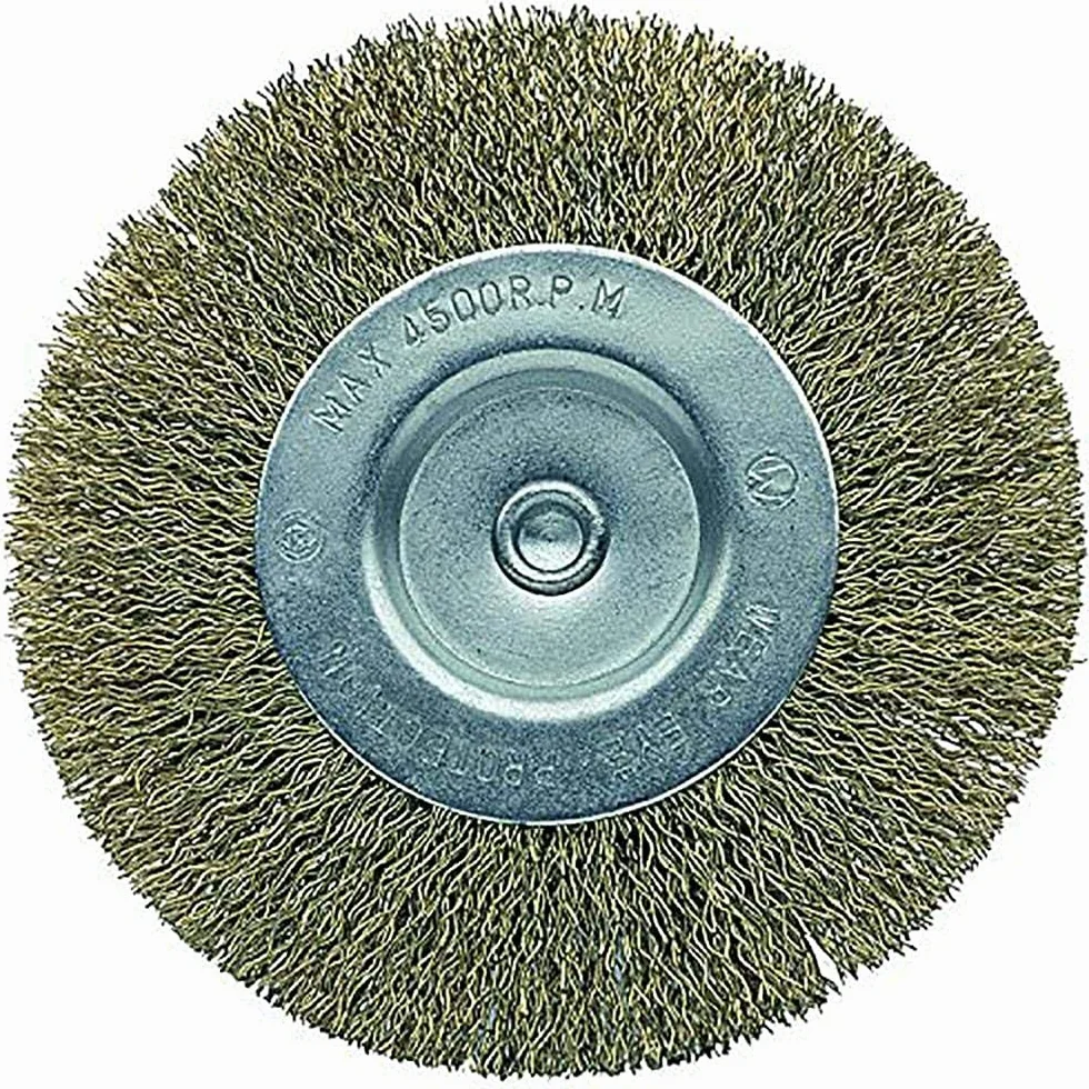 Bellota okrągła szczotka przemysłowa 60 mm drut łączący drut falisty