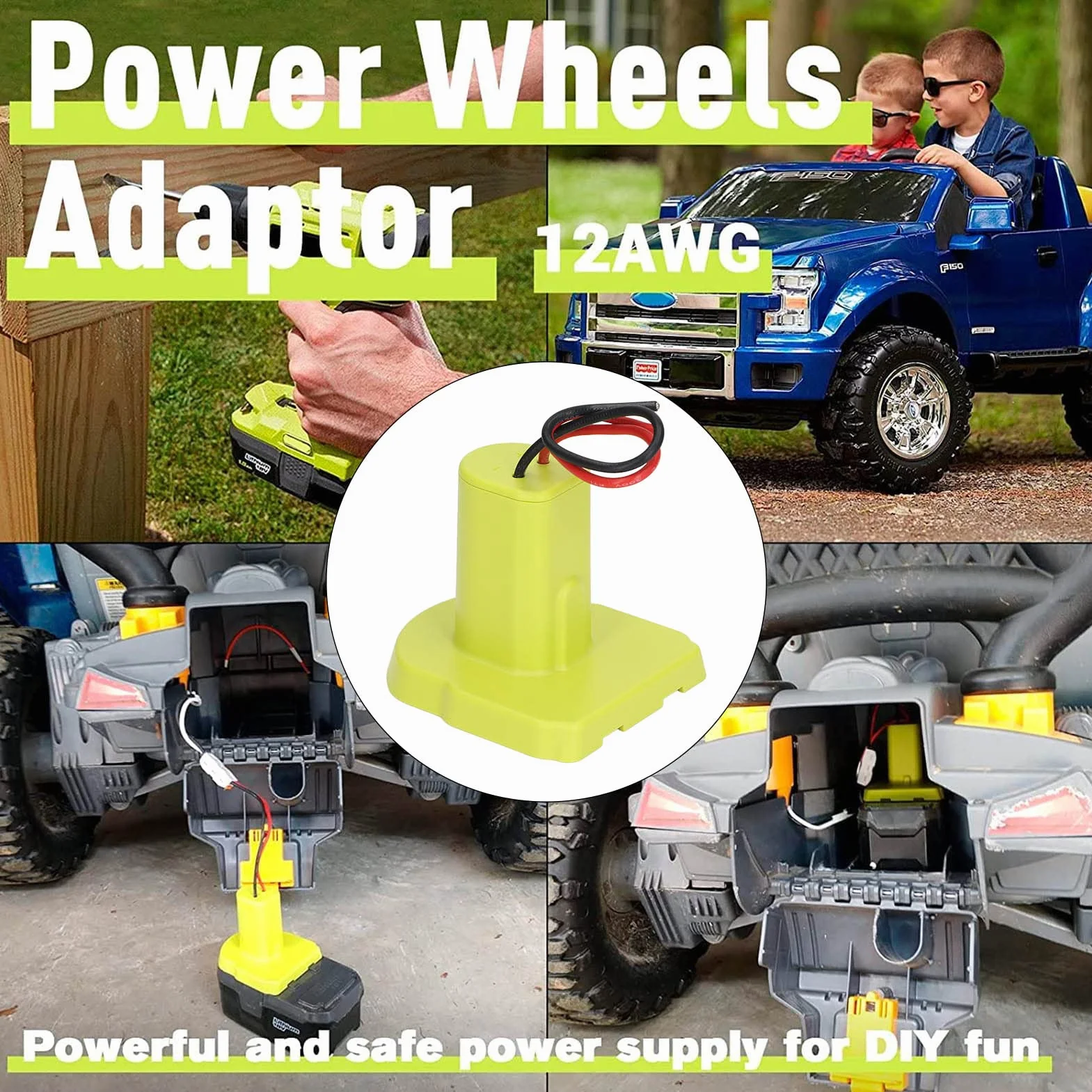 Adapter do Kół Zasilających Zasilacz do Akumulatora Solidne Połączenie łatwa Instalacja Przed Korozją Złącze Zasilania Stacji Dokującej do 18V P107