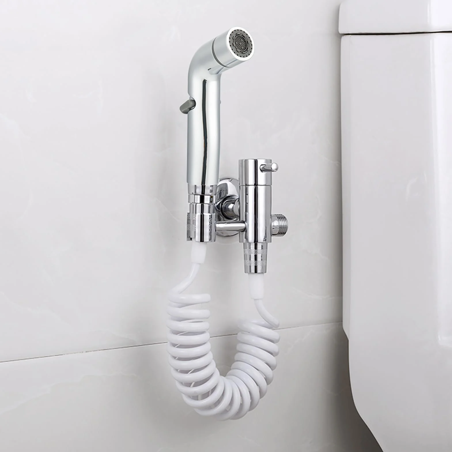 Bidet słuchawka prysznicowa z tworzywa ABS, regulowana ręczna głowica natryskowa
