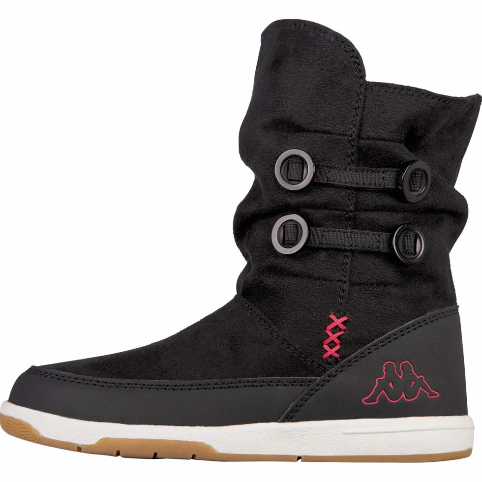 Kappa Dziewczęce buty zimowe, Czarny Black Pink 1122, 33 EU