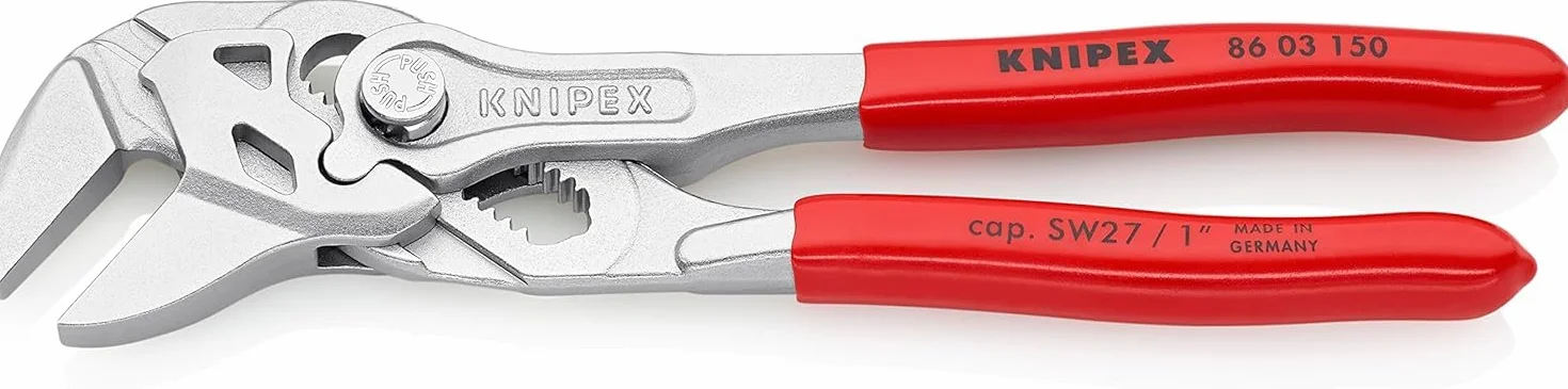 KNIPEX Szczypce-klucz 150 mm chromowany z tworzywa sztucznego powlekane 86 03 150