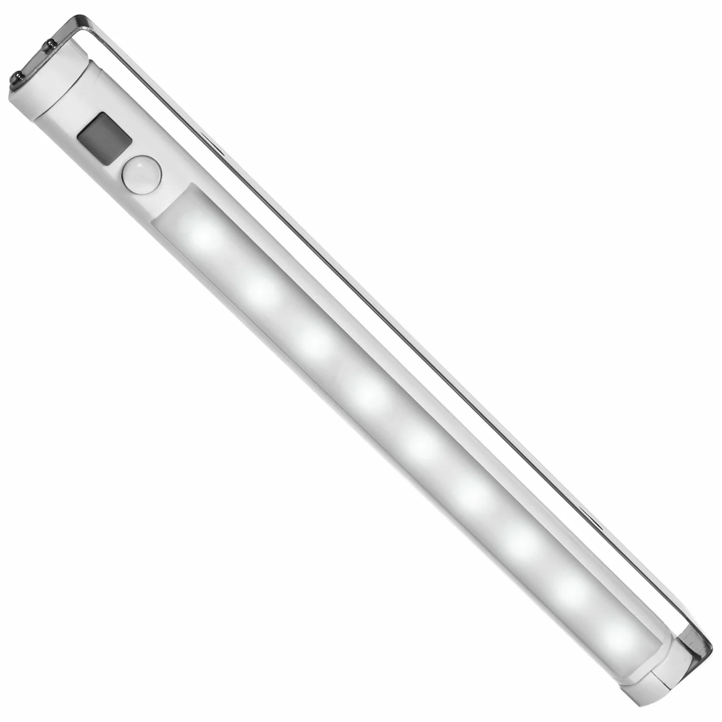 Maclean MCE166 lampa podszafkowa, listwa świetlna, lampa kuchenna, lampa do szafy, 9 diod LED SWD z czujnikiem ruchu PIR 120 stopni, obracana o 360°