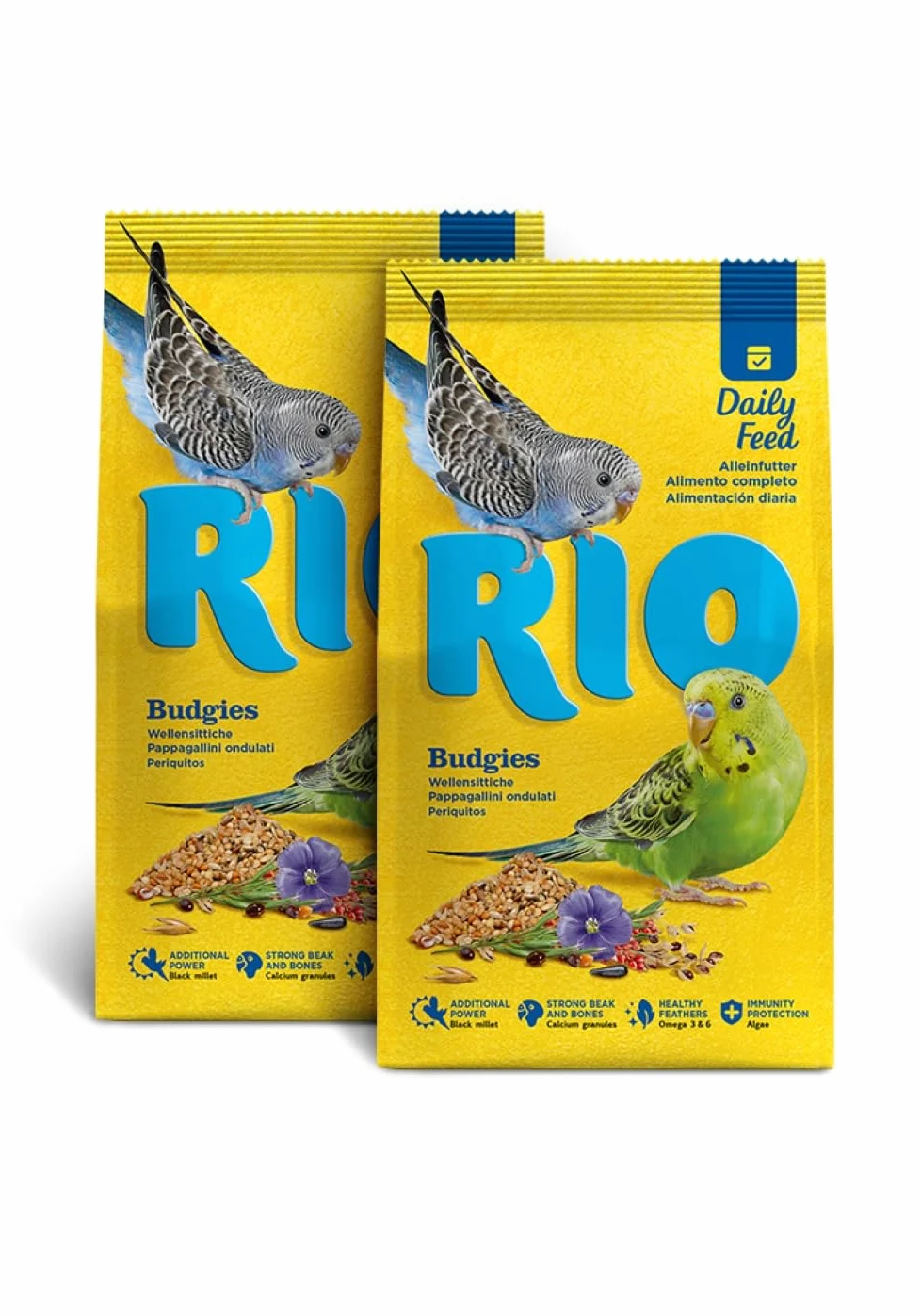 RIO Karma dla papużek falistych 2 x 500 g Podwójne opakowanie