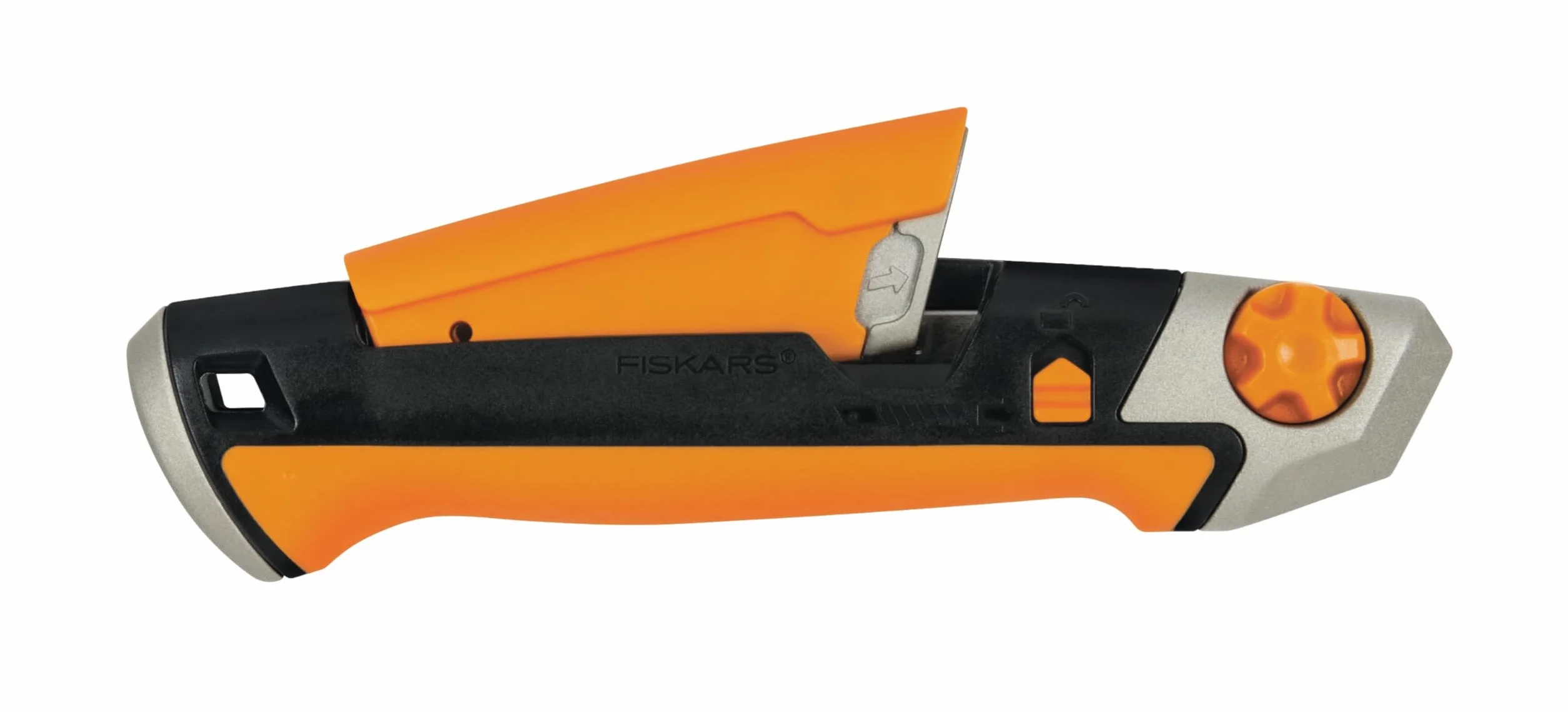 Fiskars Nóż segmentowy 16,5 cm CarbonMax Stal nierdzewna czarny pomarańczowy