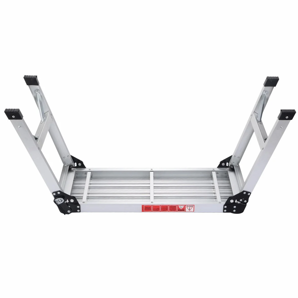 COSTWAY Aluminiowa platforma robocza składany stół warsztatowy 150 kg z matami antypoślizgowymi