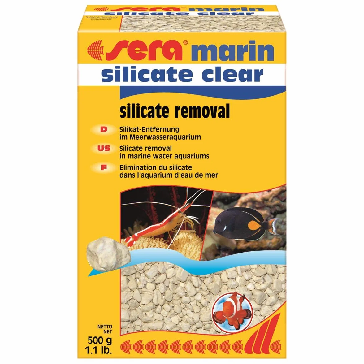 sera Silicate Clear Akcesorium do filtra 500 sztuk