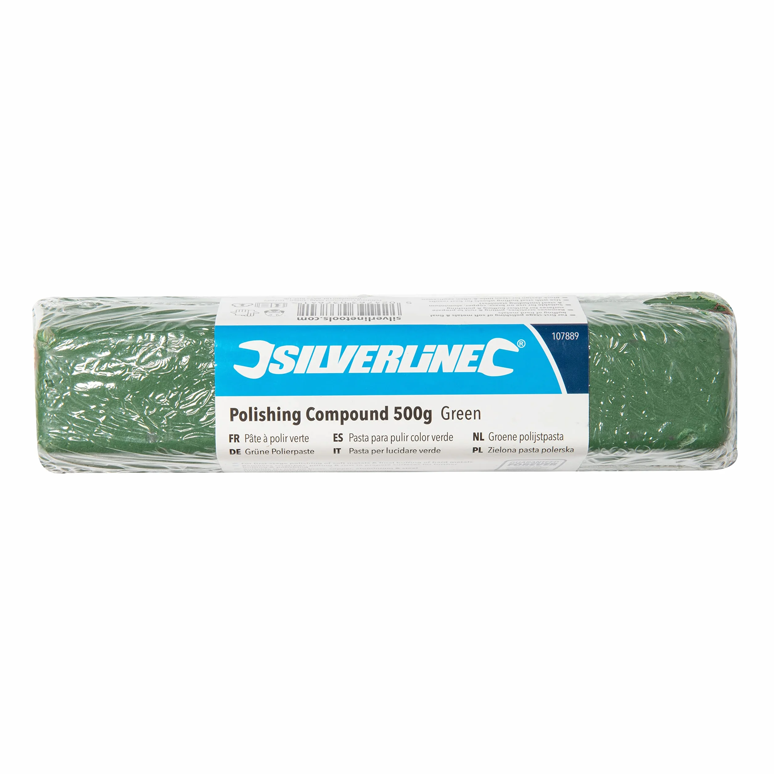 Silverline 107889 pasta polerska, zielona, 500 g