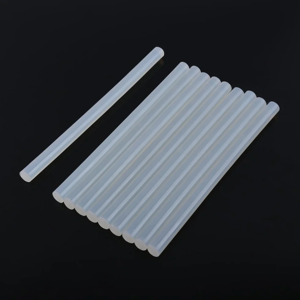 Klej topliwy kij gorący klej patyczek DIY rękodzieło klej do elektrycznej pistoletu do samodzielnego wykonania ceramiczny papier elektroniczny (11 mm)