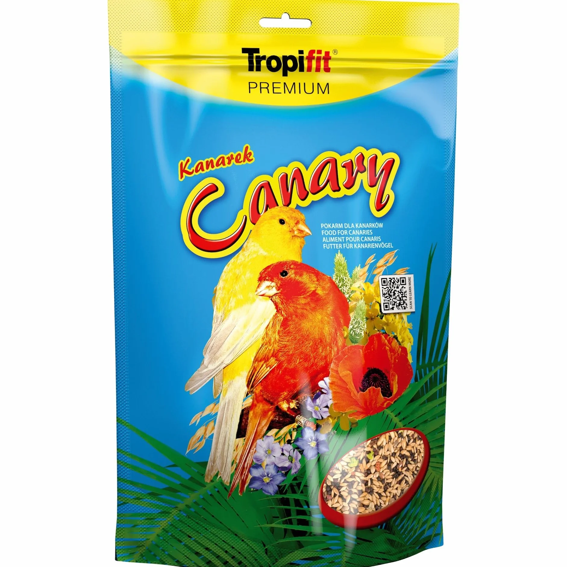 CANARY- ziarna zbóż i nasiona traw, podstawowy pokarm wszystkich odmian kanarków 700g