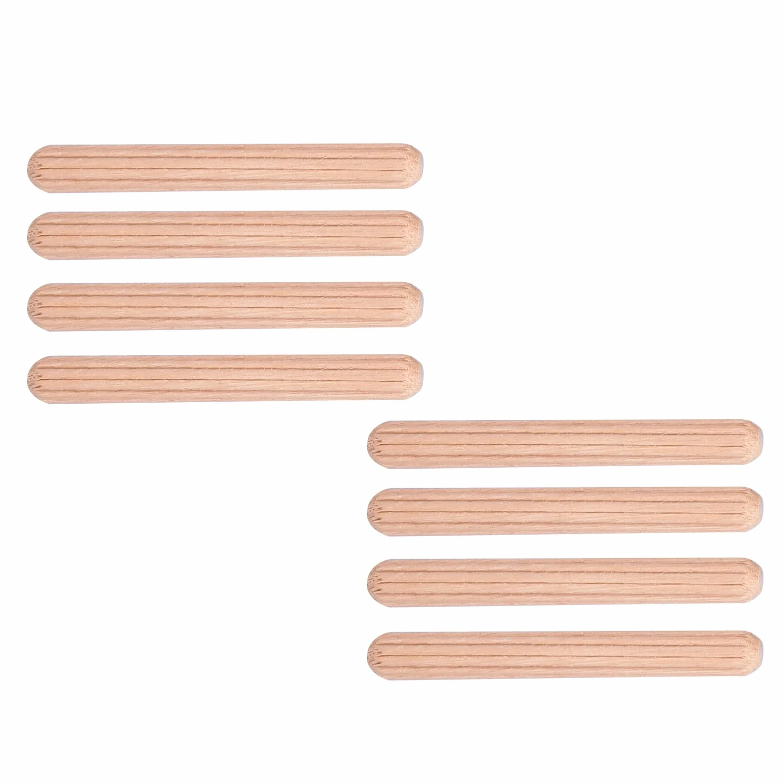 Drewniane Kołki 6mm x 50mm 50 szt. Okrągłe Kołki do Rękodzieła M6*50