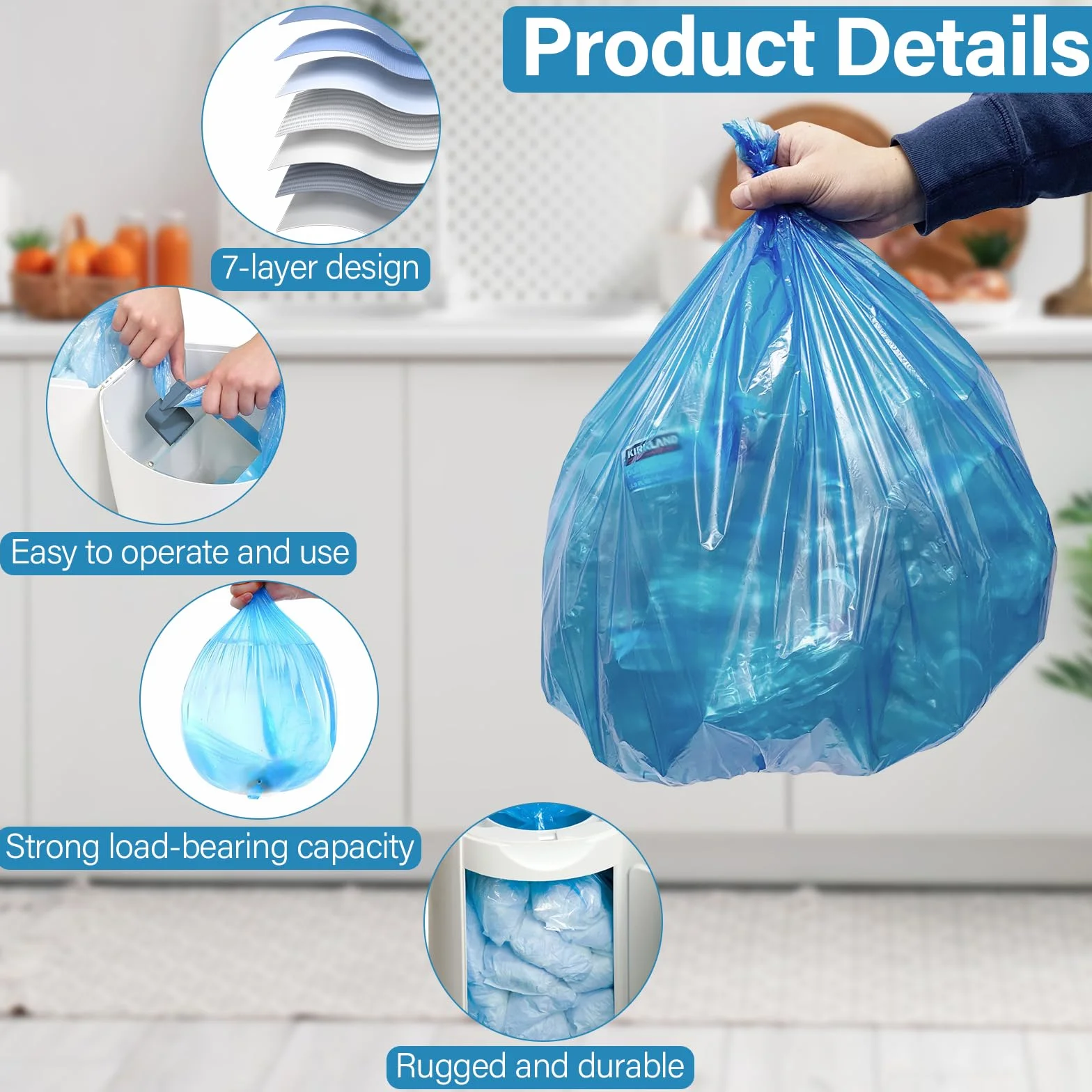 Farerkass Littycat kasety uzupełniające, 12 sztuk, 4,5 m, folia uzupełniająca, wiaderko na pieluchy, kasety uzupełniające, kompatybilne z Tommee Tippee, Angelcare, ośmiokątne wiaderko na pieluchy,