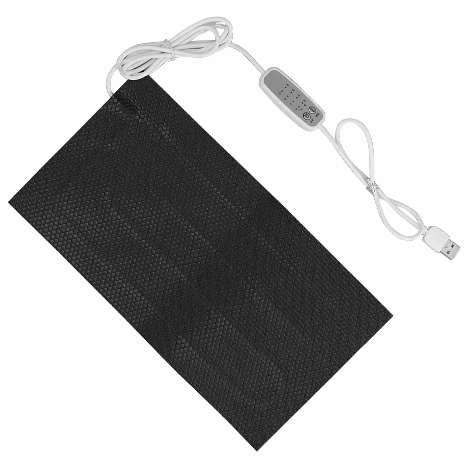 Fafeicy Podkładka Grzewcza, Regulowana Temperatura materiał PVC Przenośna Podkładka Grzewcza Zasilana USB dla Ramion Szyi z Tyłu 68-104 ° F Idealne do Użytku Domowego (20X25 cm)