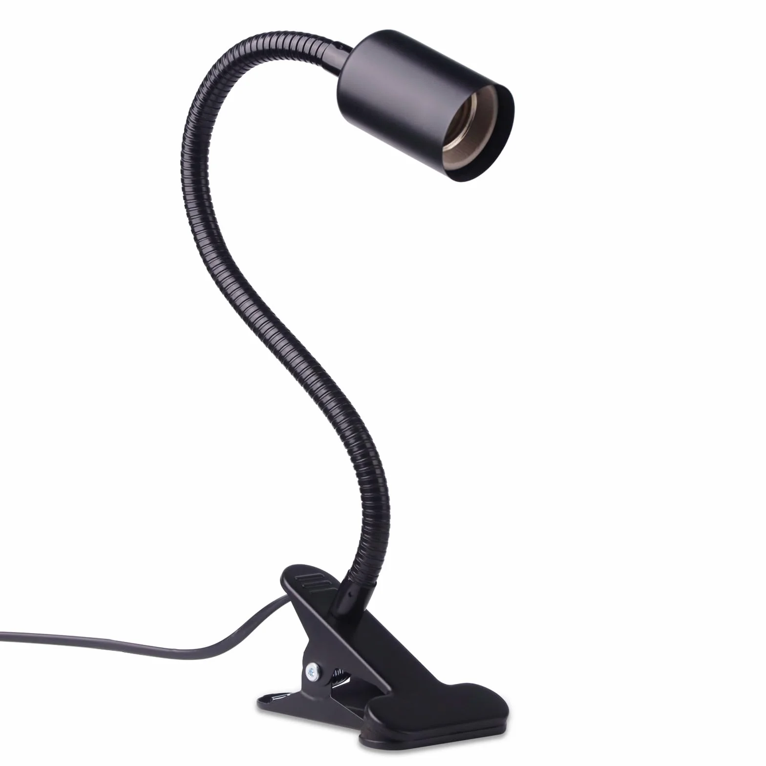 Oprawka lampy E27, czarna, z przełącznikiem i kablem, maks. 150 W, terrarium 220 V, ceramiczna oprawka E27 z zaciskiem do żółwia, gadów, lampa grzewcza (bez żarówki)