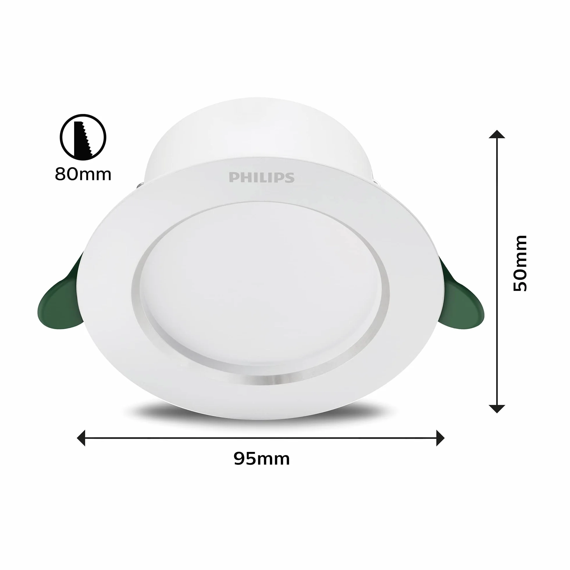 Philips Diamond Cut UltraEffizient Gen. 2 reflektor do zabudowy, 125 mm, 4000 K, 800 lumenów, biały