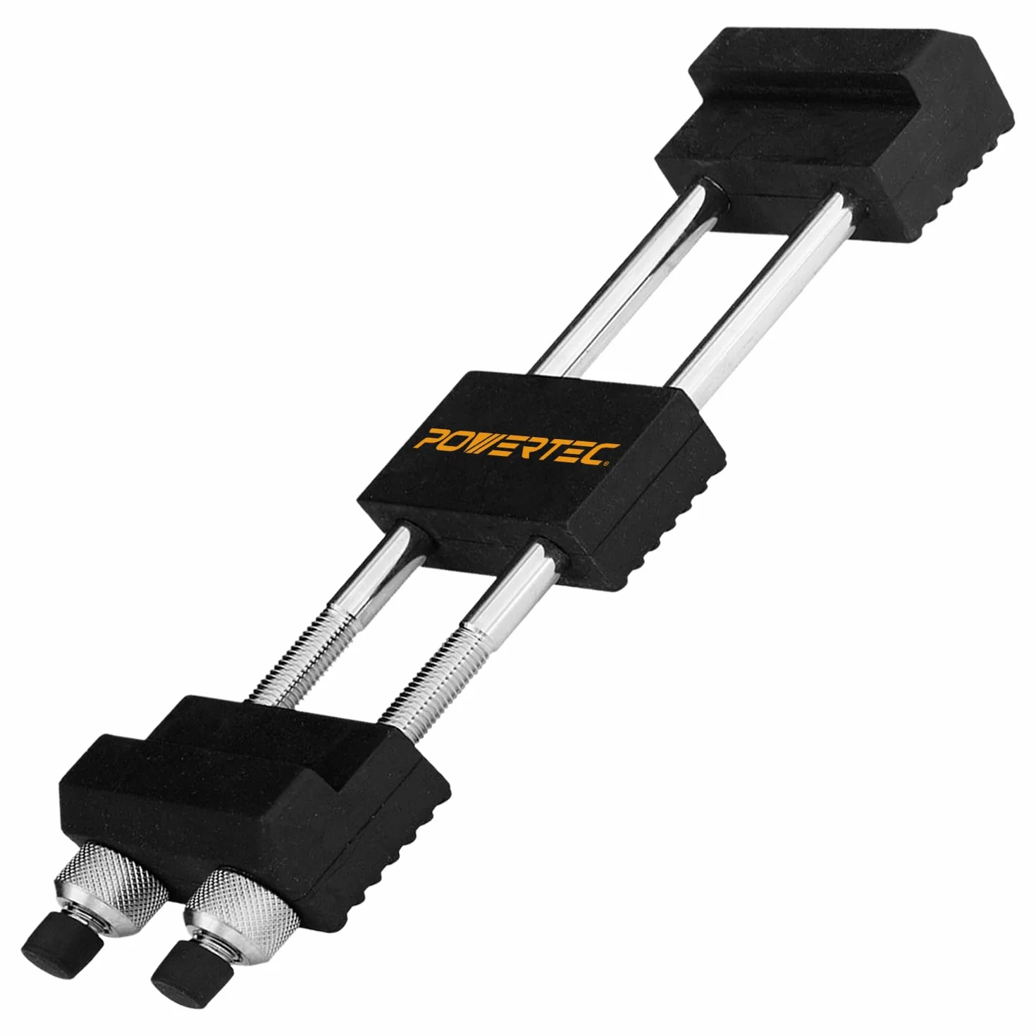 POWERTEC Uchwyt na kamień do ostrzenia, regulowany uchwyt do ostrzenia noży 5-1/5.1 cm do 23 cm, antypoślizgowa gumowa podstawa do osełki, mokrego kamienia, kamieni diamentowych, kamieni wodnych,