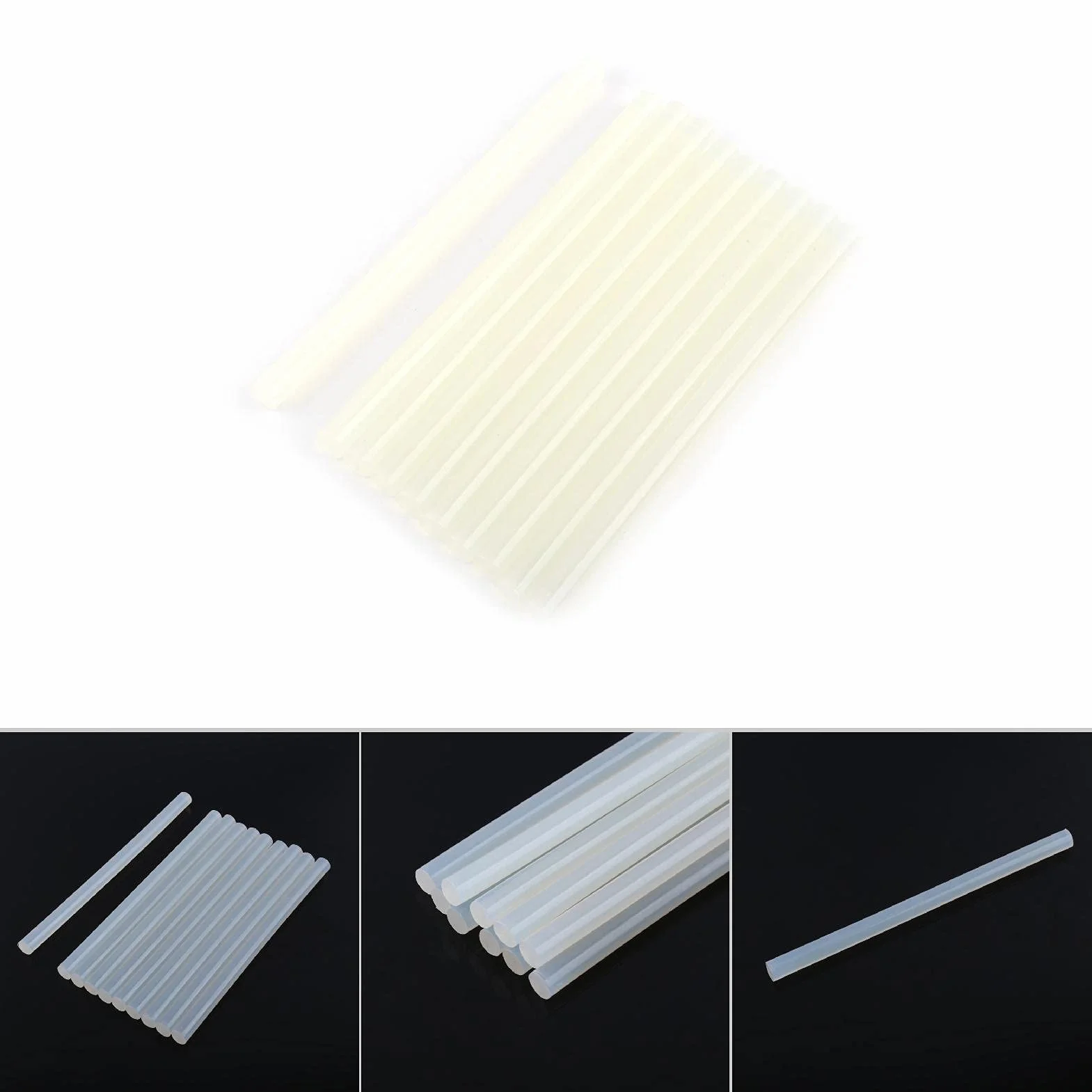 Klej topliwy kij gorący klej patyczek DIY rękodzieło klej do elektrycznej pistoletu do samodzielnego wykonania ceramiczny papier elektroniczny (11 mm)