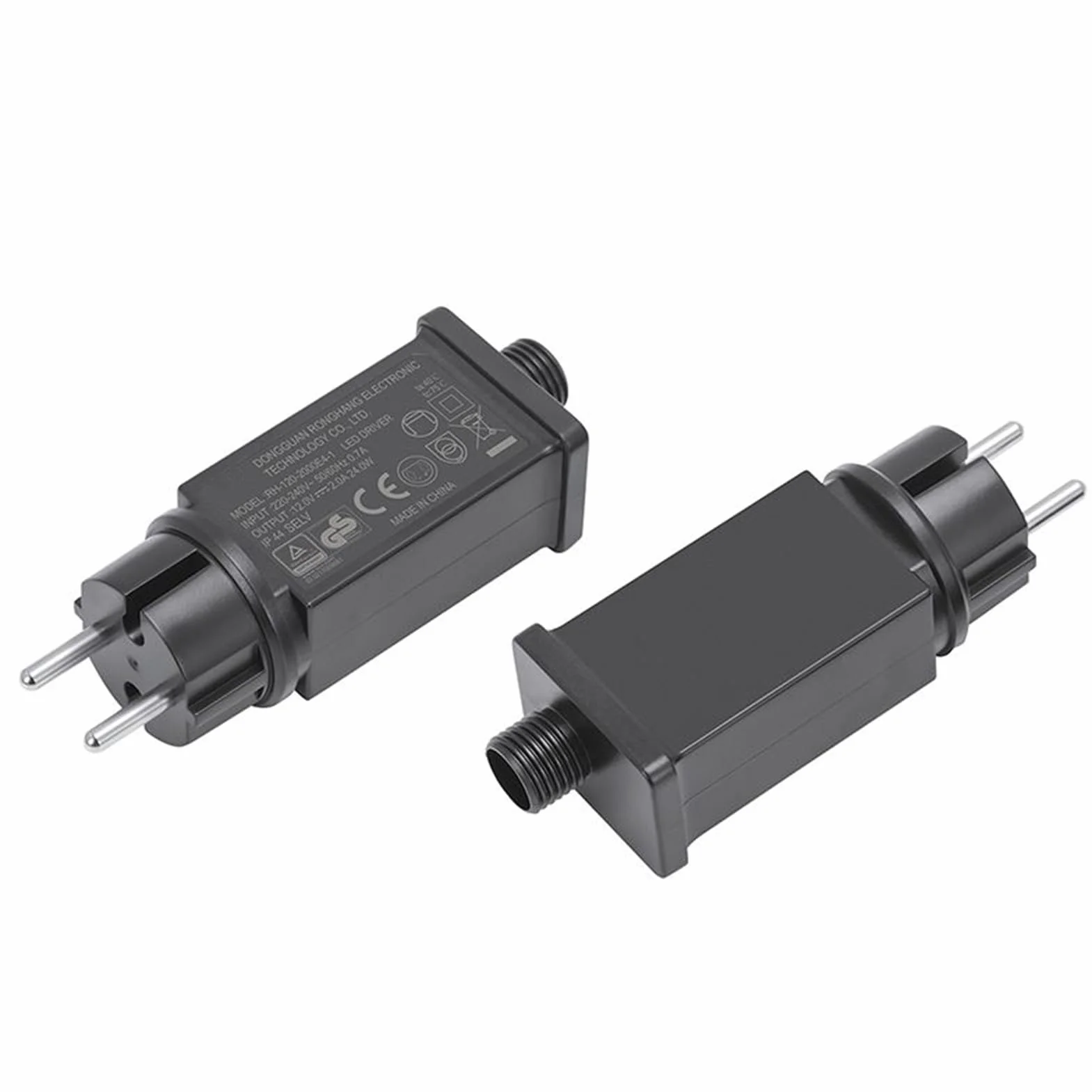 Transformator ?wiat?a LED,Zasilacz 12V Wtyczka UE Do Lampek LED,Wodoodporna Transformator Niskonapi?ciowa IP44 | na Halloween i Bo?e Narodzenie