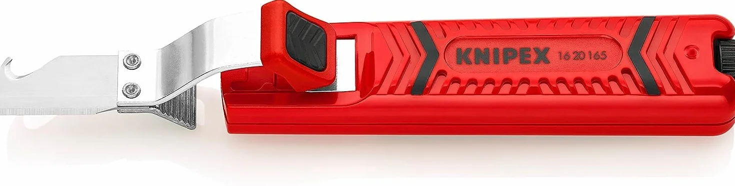 KNIPEX Przyrząd do ściągania izolacji z ostrzem skalpela 165 mm 16 20 165 SB