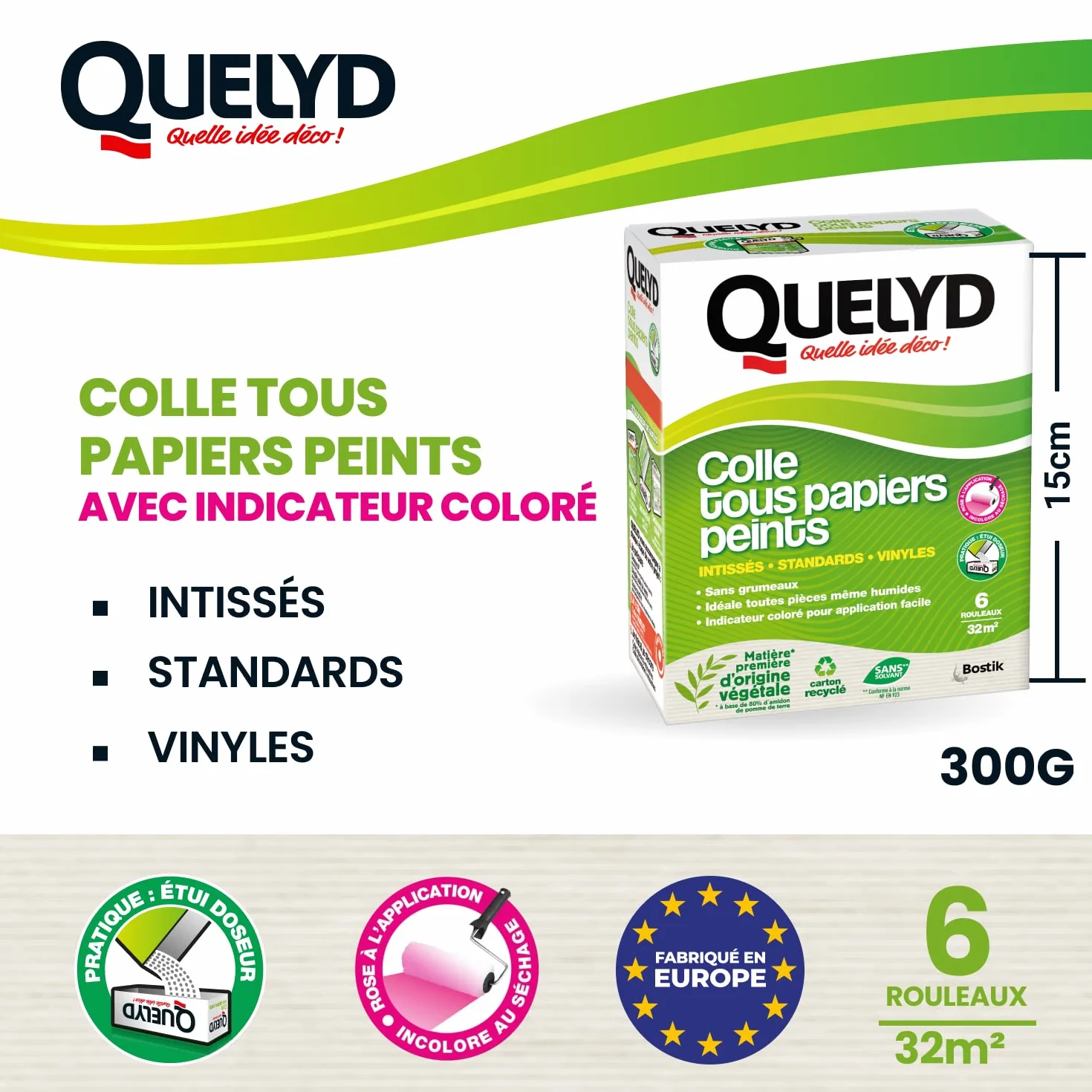 Quelyd All Papiers Peints 300 G klej, biały