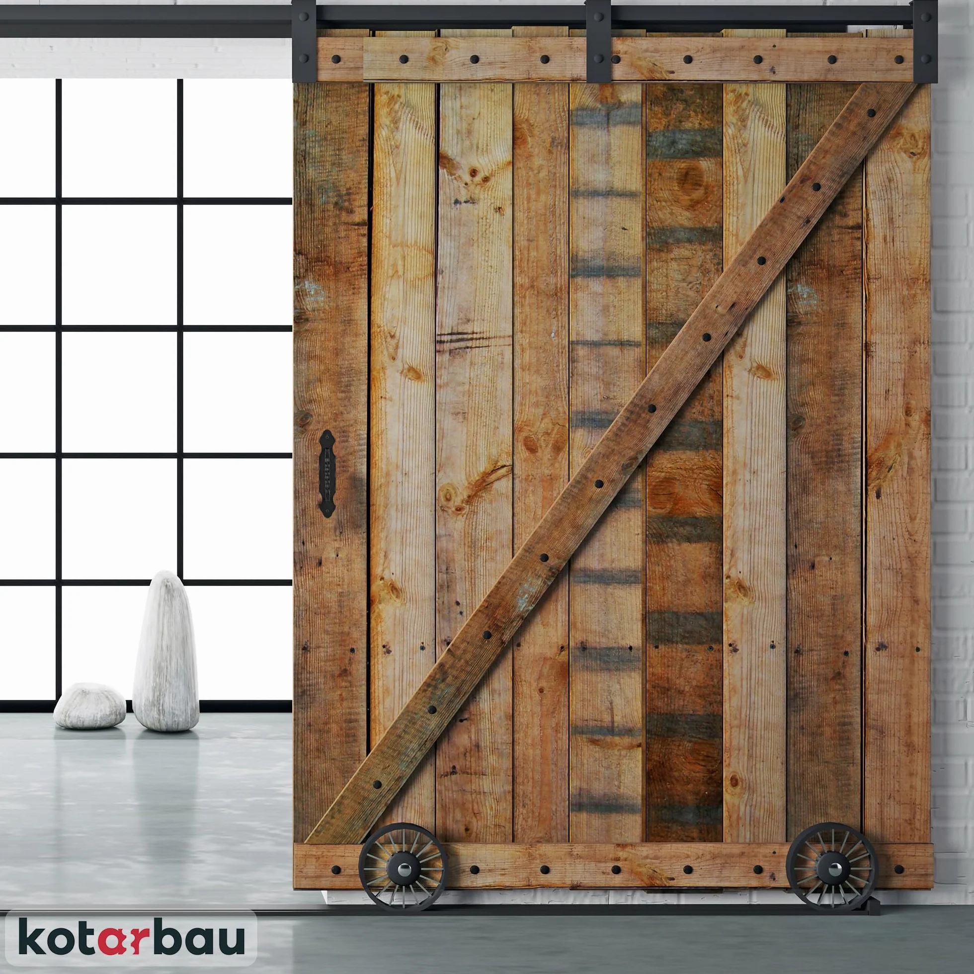 KOTARBAU® Klamka do drzwi 190 mm kute żelazo klamka czarna klamka do drzwi stalowy uchwyt do drzwi uchwyt okucie drzwi drzwi przesuwnych uchwyt meblowy
