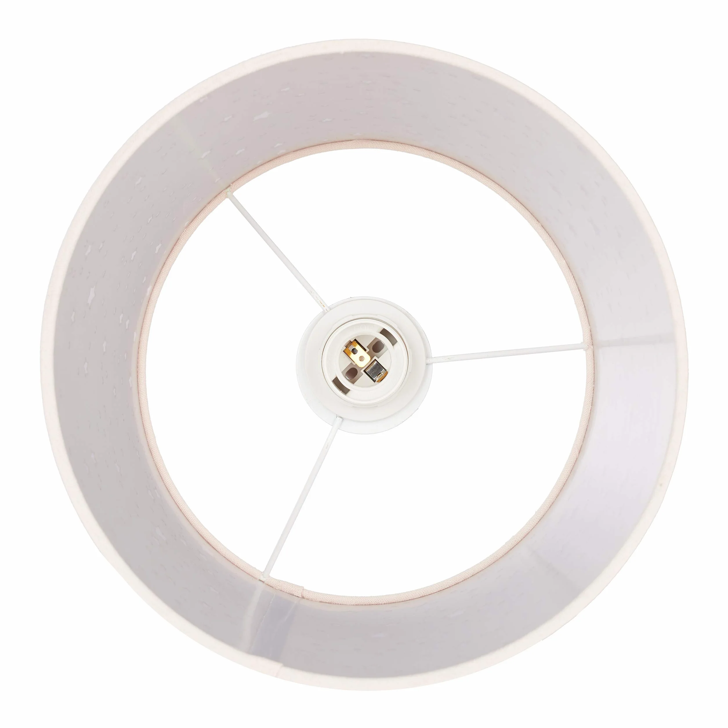 Relaxdays lampa dziecięca gwiazdki, wisząca lampa z kloszem dla dziewczynek, motyw nieba, E27, okrągły klosz, różowy