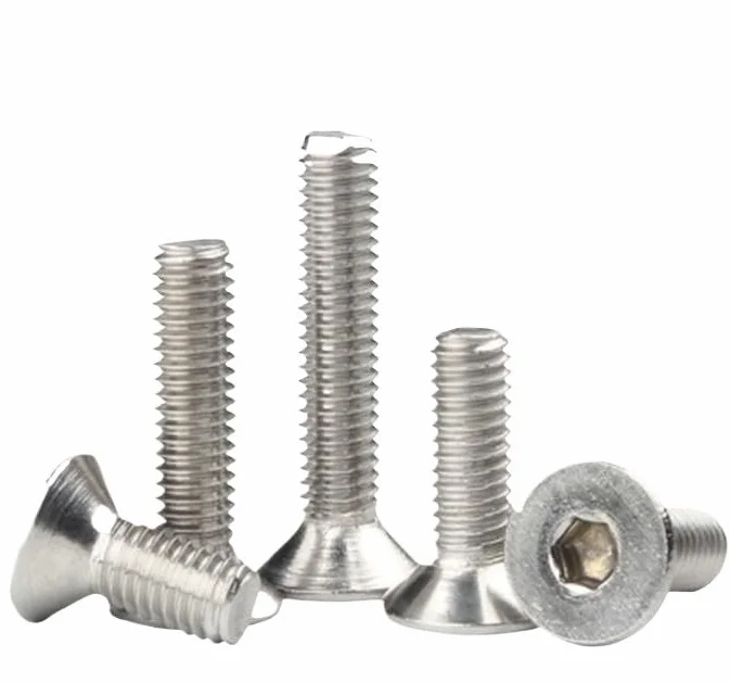 5-50 sztuk DIN7991 M3 * 4/40/45/50/55/60/65/70/75/80/85/90/95/100 3mm ze stali nierdzewnej śruba z łbem sześciokątnym z łbem stożkowym(M3X65 10pcs)