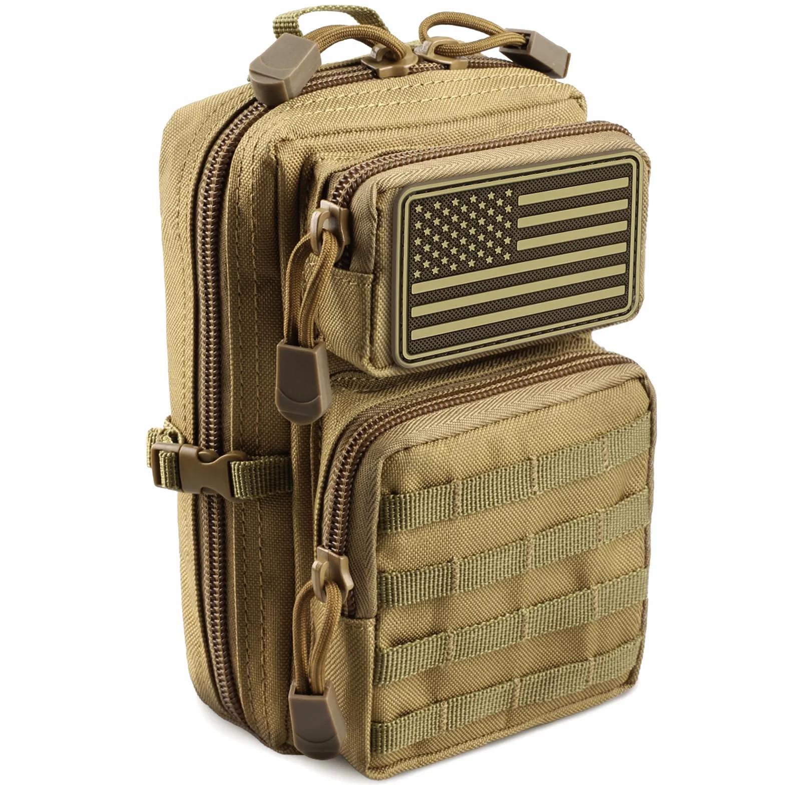LIVANS Taktyczna torba narzędziowa Molle, EDC etui na narzędzia, taktyczne woreczki na telefon, mini saszetki na talię, medyczne EDC IFAK Pack Mini Design 3-dniowego plecaka