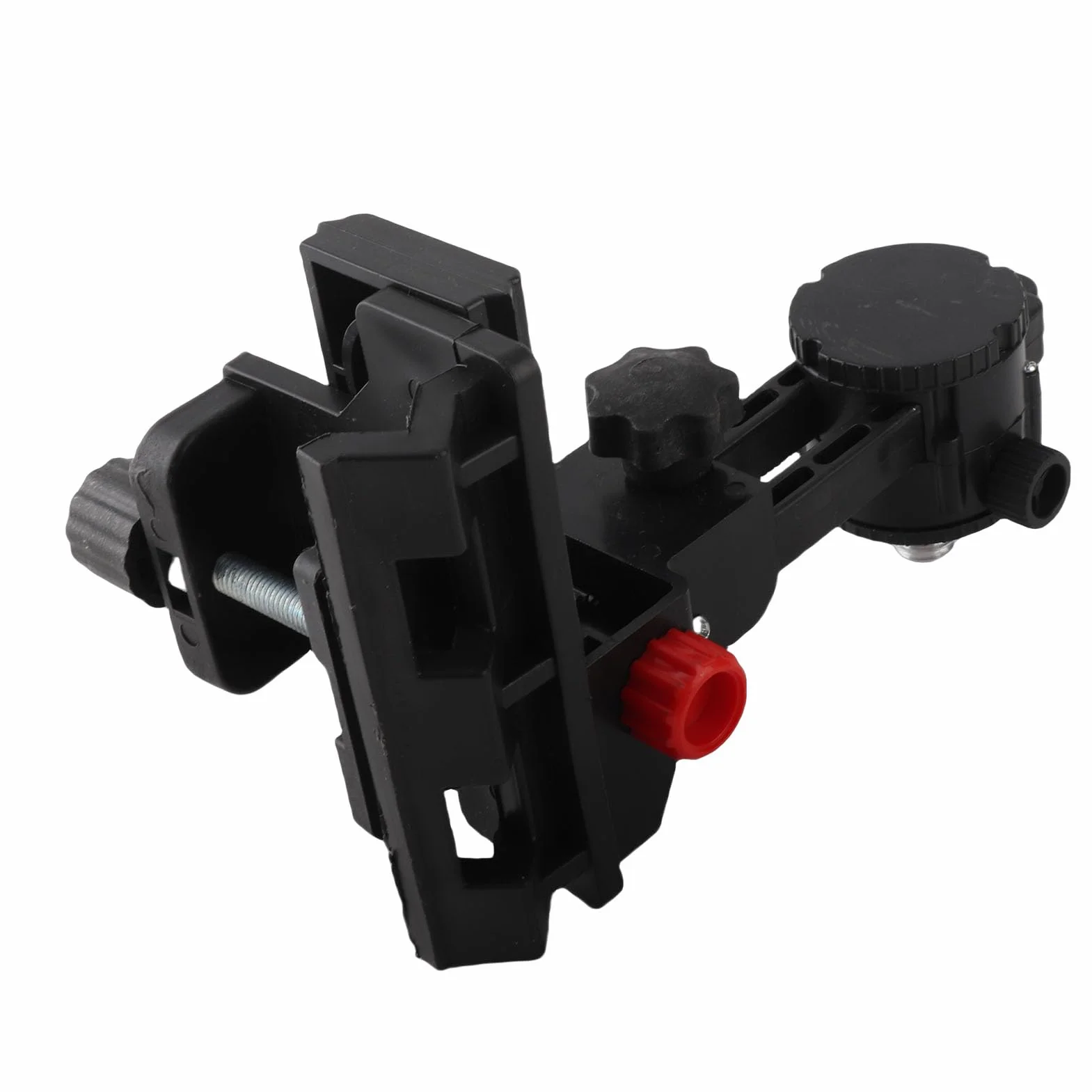 Adapter Poziomu Lasera Obrót o 360 Stopni Regulowany Wspornik Poziomu Wsparcia Sufitowego z Plastikowym Zaciskiem do Montażu ściennego na Suficie