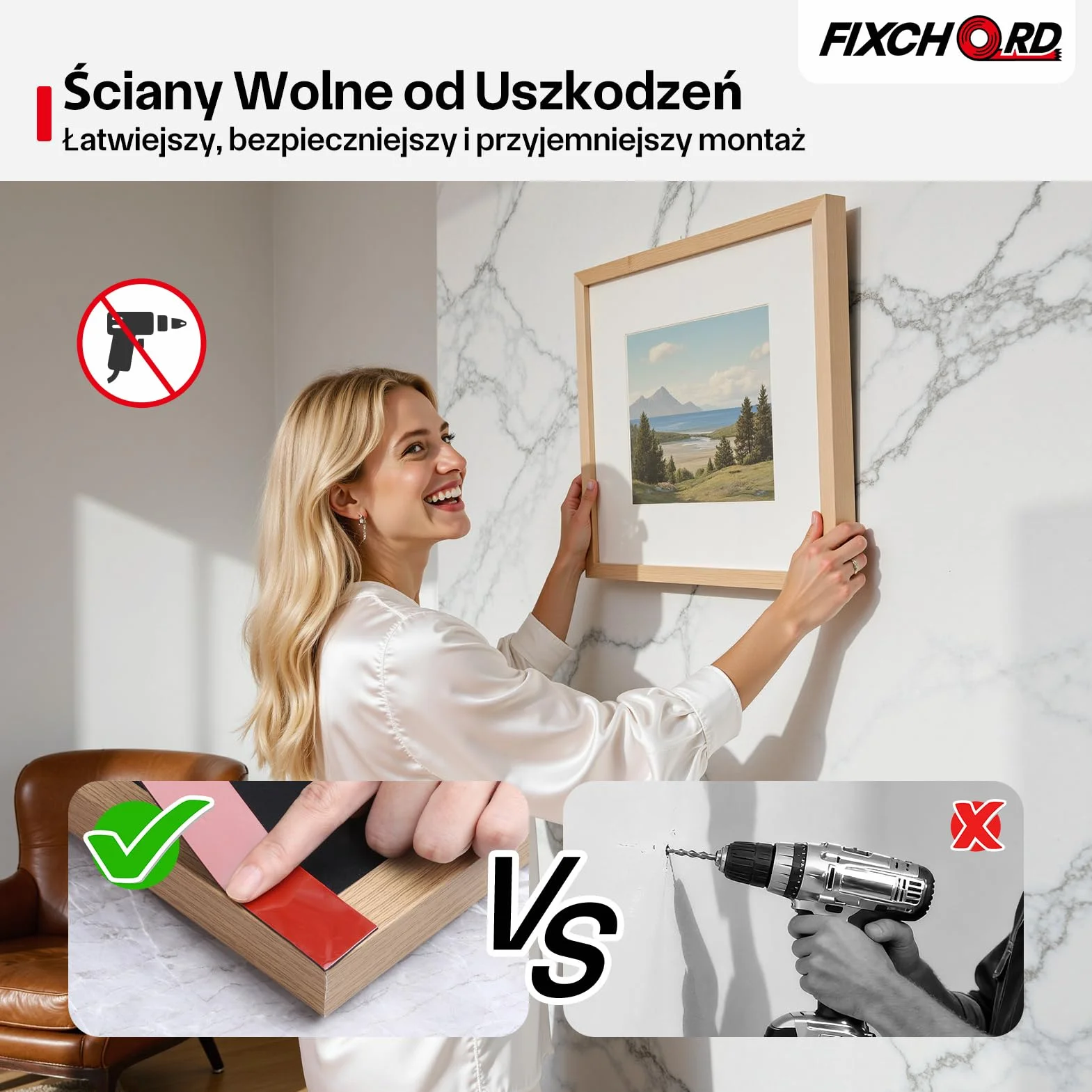 Taśma Dwustronna Heavy Duty, 10m×25mm Bardzo Mocna Taśma Samoprzylepna, Wodoodporna Taśma Montażowa, Dwustronna Akrylowa Taśma Piankowa do Samochodu, Pasków LED, Dekoracji Domu i Biura