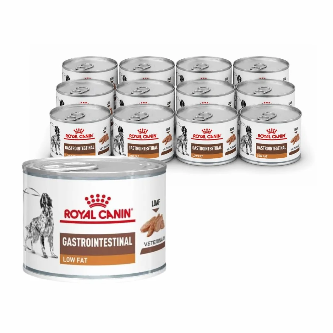 Royal Canin Mus żołądkowo-jelitowy o niskiej zawartości tłuszczu 12 x 200 g karma dietetyczna dla psów