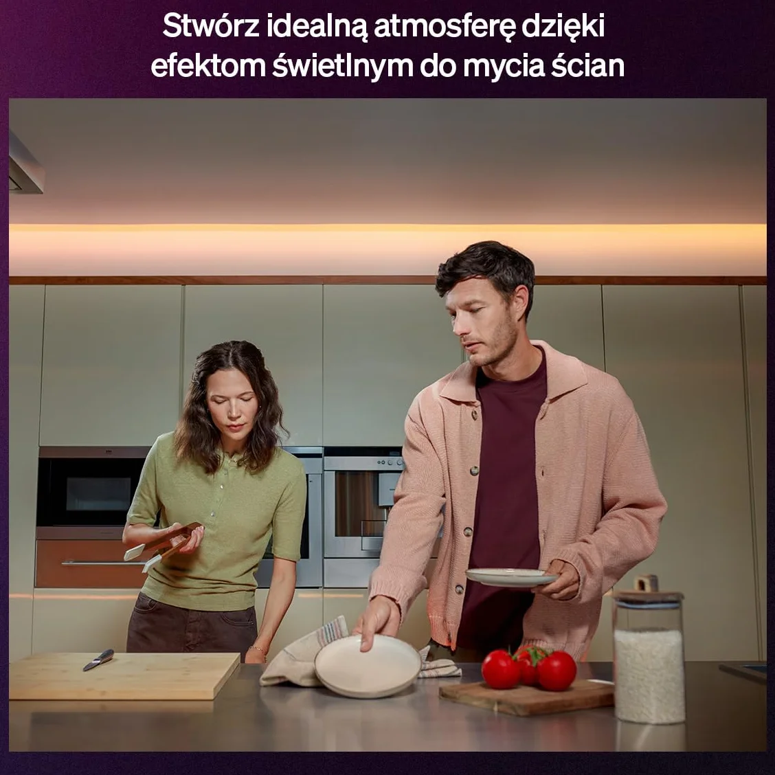 Philips Hue Flux ultra-bright 10 m LED, 6000 lm, żywe kolory i atmosfera, Chromasync™, przycinanie i przedłużanie, sterowanie aplikacją i głosem, do wnętrz i na zewnątrz.