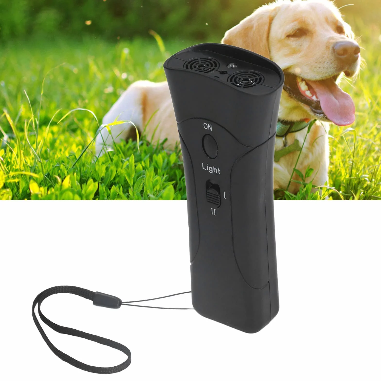 Ultradźwiękowy Ręczny Odstraszacz Psów Dog Chaser Trainer do Akcesoriów Catcher Birdhouse