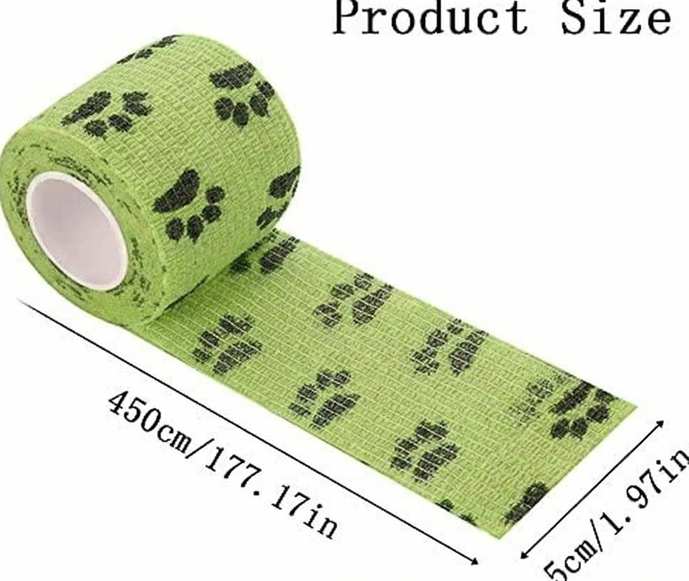 12 sztuk samoprzylepnych bandaży dla psa, kota, konia – elastyczna opaska mocująca 5 cm x 4,5 m, bandaż do łap, stawów, palców, nadgarstków, 12 sztuk