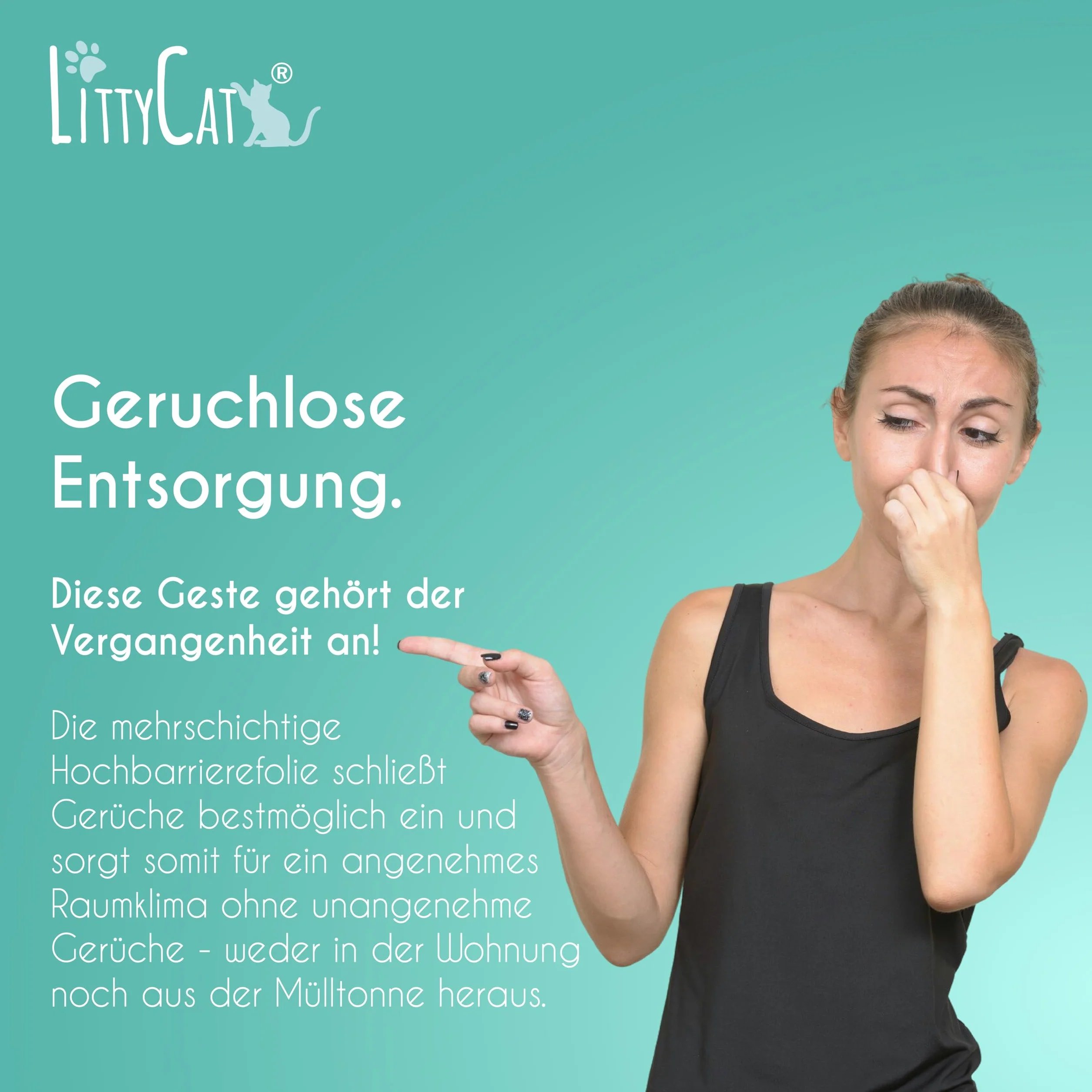 Littycat Nachfüllkassetten Katzenstreueimer 12er Pack