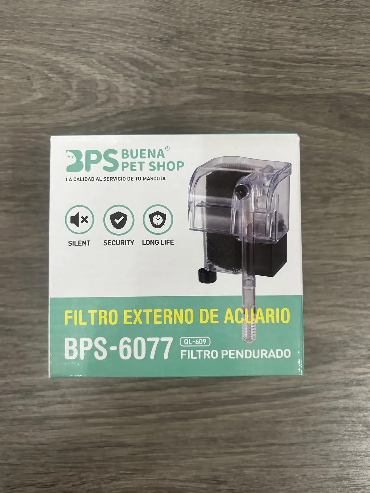 BPS Zewnętrzny filtr do akwarium wiszące zewnętrzny zbiornik na ryby filtr energii wodospad zawieszenie pompa tlenowa 380L/H BPS-6077