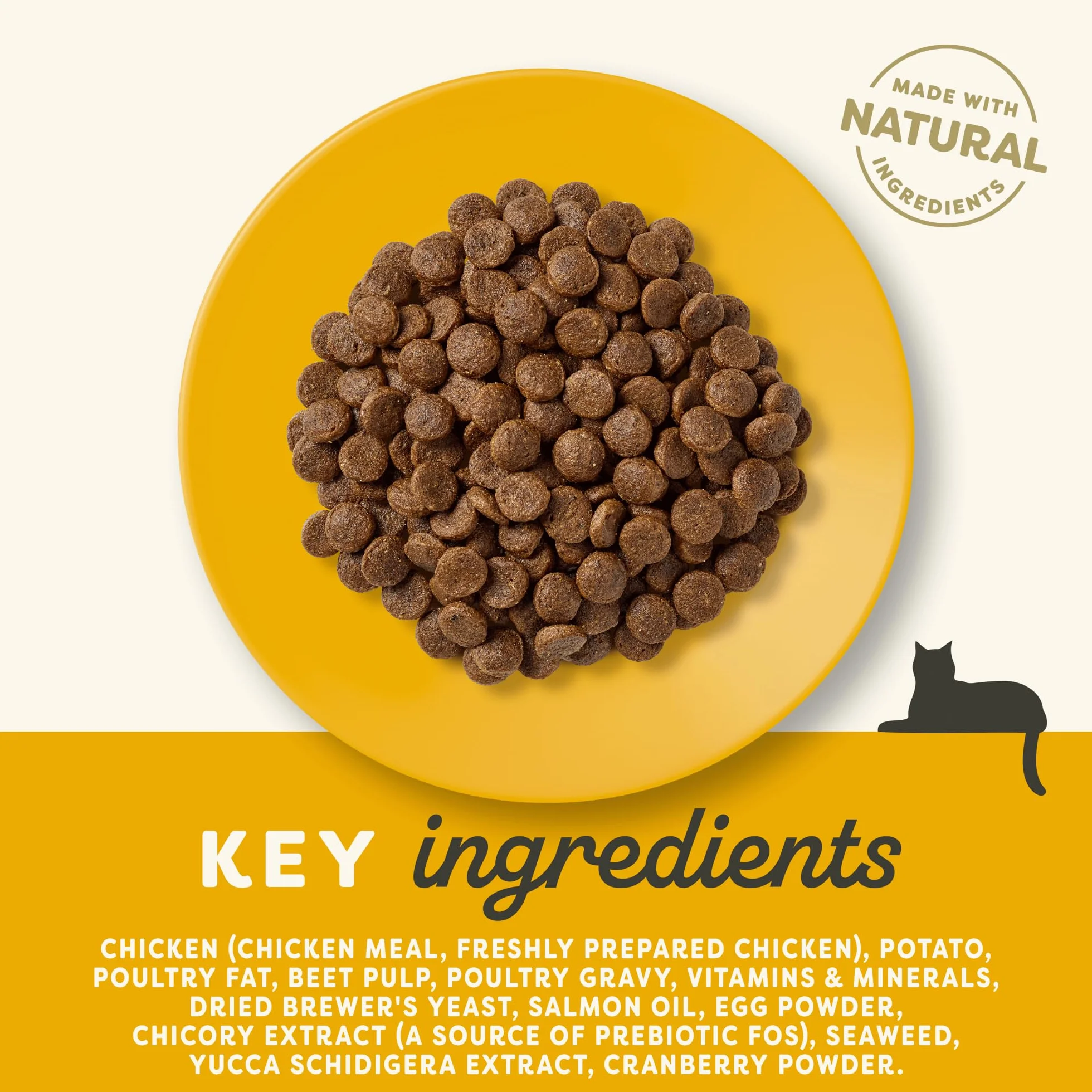 Applaws Natural and Complete Dry Cat Food for Senior Cats, Grain Free, Chicken, 400g
