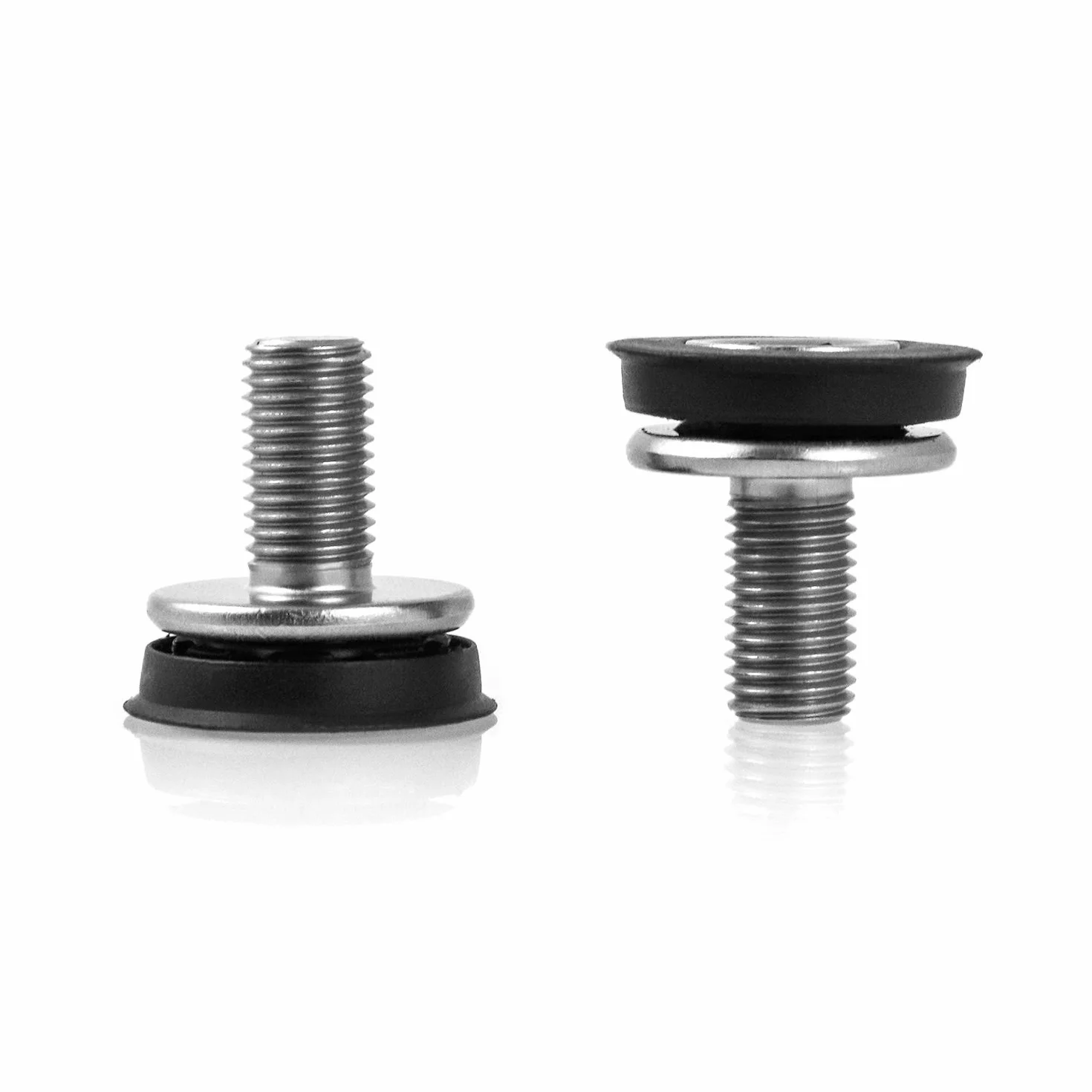 QWORK® śruba korbowa gniazdo sześciokątne, śruba korbowa rower, do suportu śruby korbowe ze stali nierdzewnej, 8 mm x 15 mm, 10 sztuk