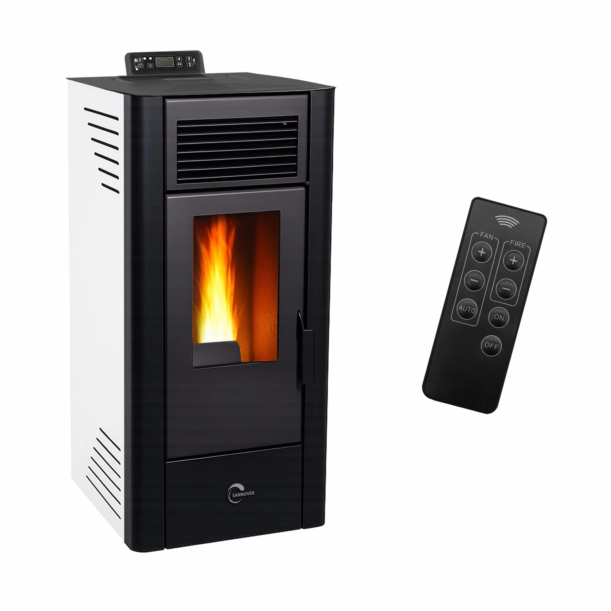 Patelnia na pellet pneumatyczny Anita 10 kW Sannover White