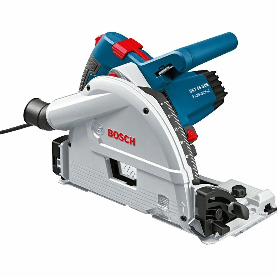 Bosch Professional Zagłębiarka GKT 55 GCE Professional (1 400 W, Ø tarczy: 165 mm, tarcza pilarska do drewna, wypełnienie 1/1 do L-BOXX, walizka L-BOXX 238)