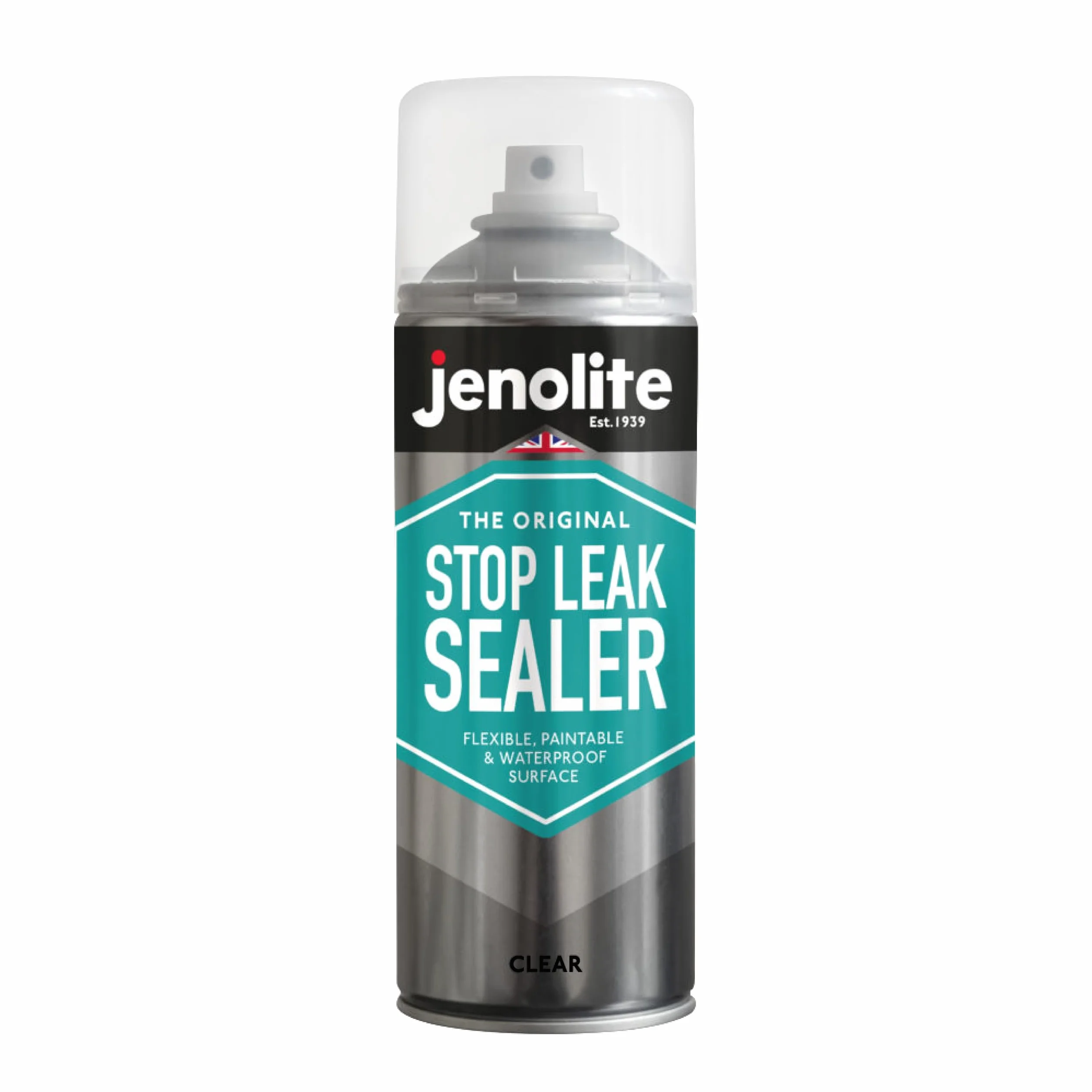 JENOLITE Stop Leak Sealer Spray, wodoodporny uszczelniacz, wypełniania, uszczelnia i zatrzymuje wycieki, przezroczysty, 400 ml