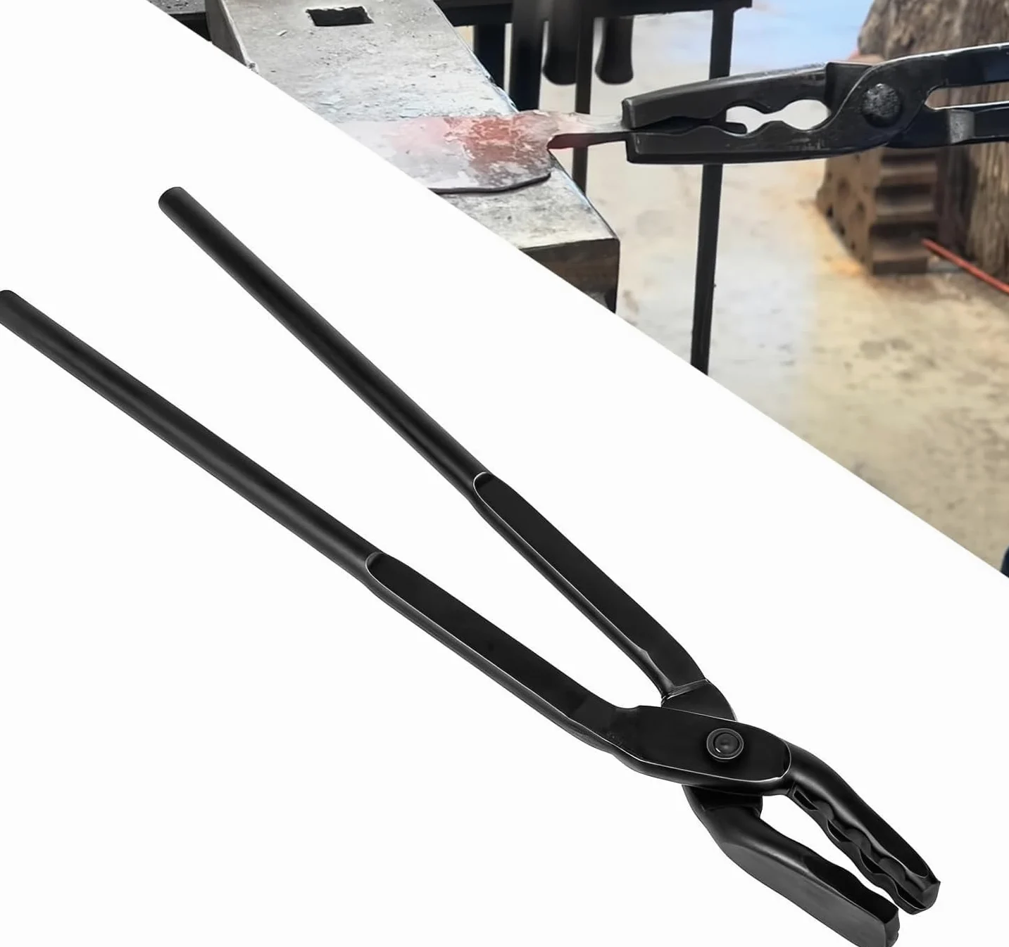 Szczypce kowalskie szczęki wilka 432 mm