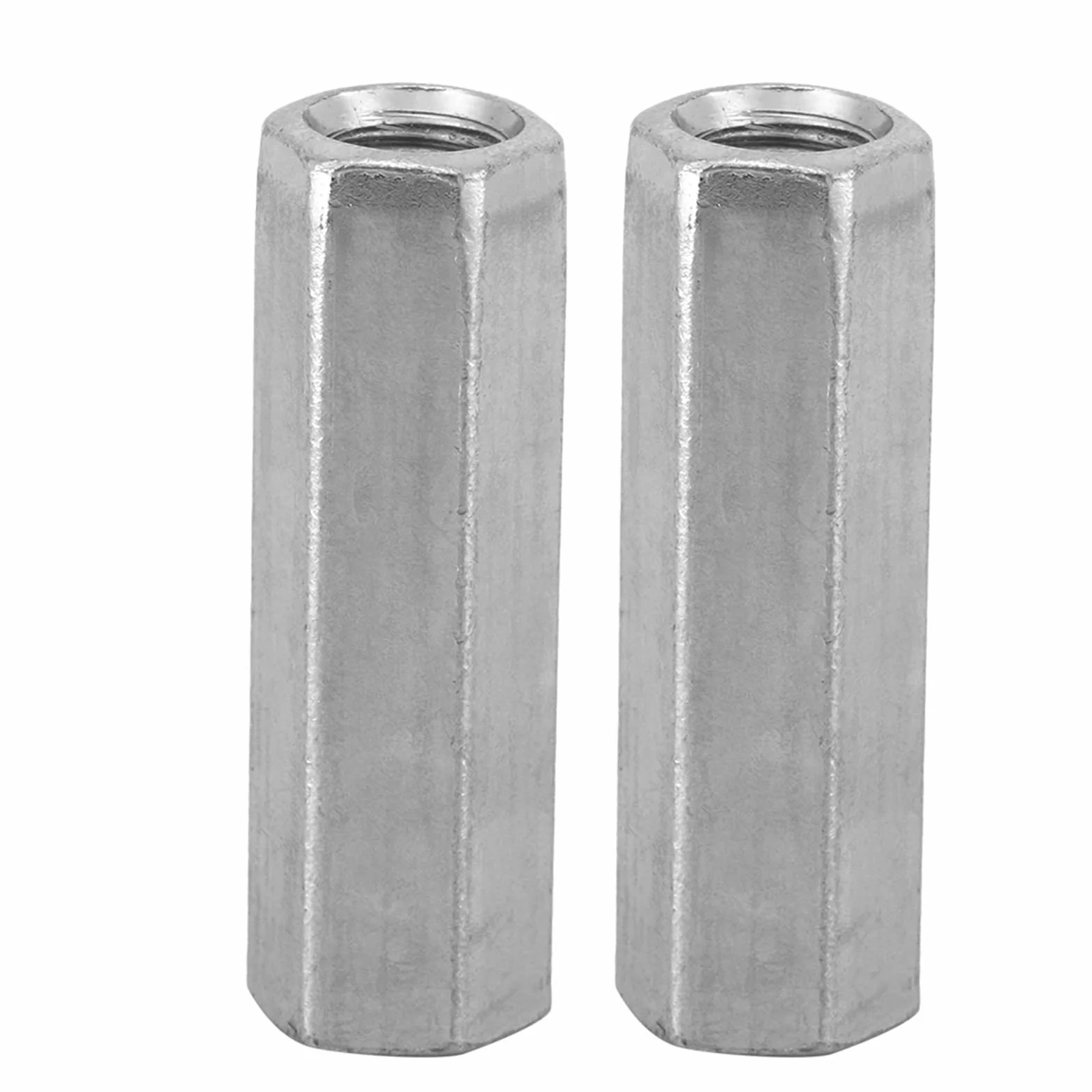 Nakrętki Sześciokątne M8 Ocynkowane Stal Węglowa Gwint Wewnętrzny 10 Sztuk M8x40 12mm