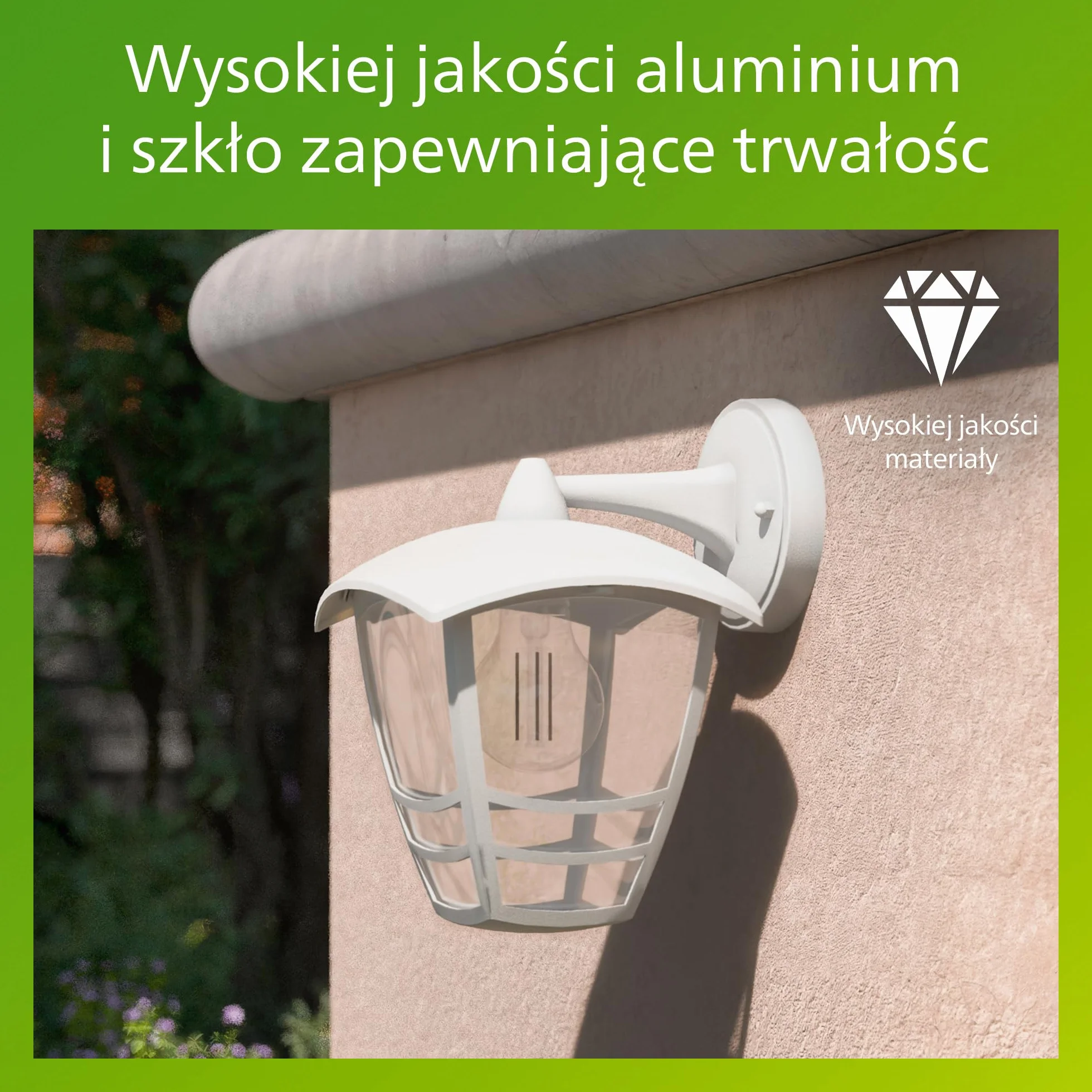 Philips My Garden Creek Lampa Ogrodowa, Aluminium, Biały, 24 cm