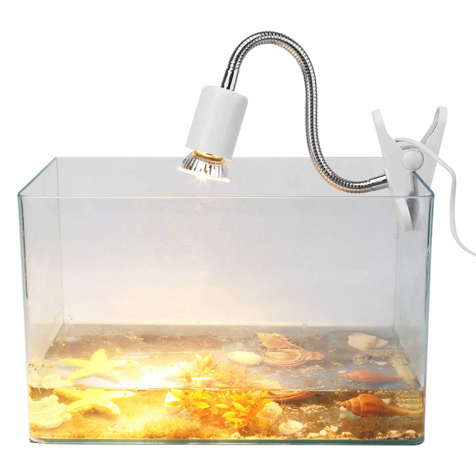 Lampa grzewcza do akwarium, lampa grzewcza dla gadów trwała lampa grzewcza żółwia światło grzewcze dla gadów jaszczurki żółwi (50 W)