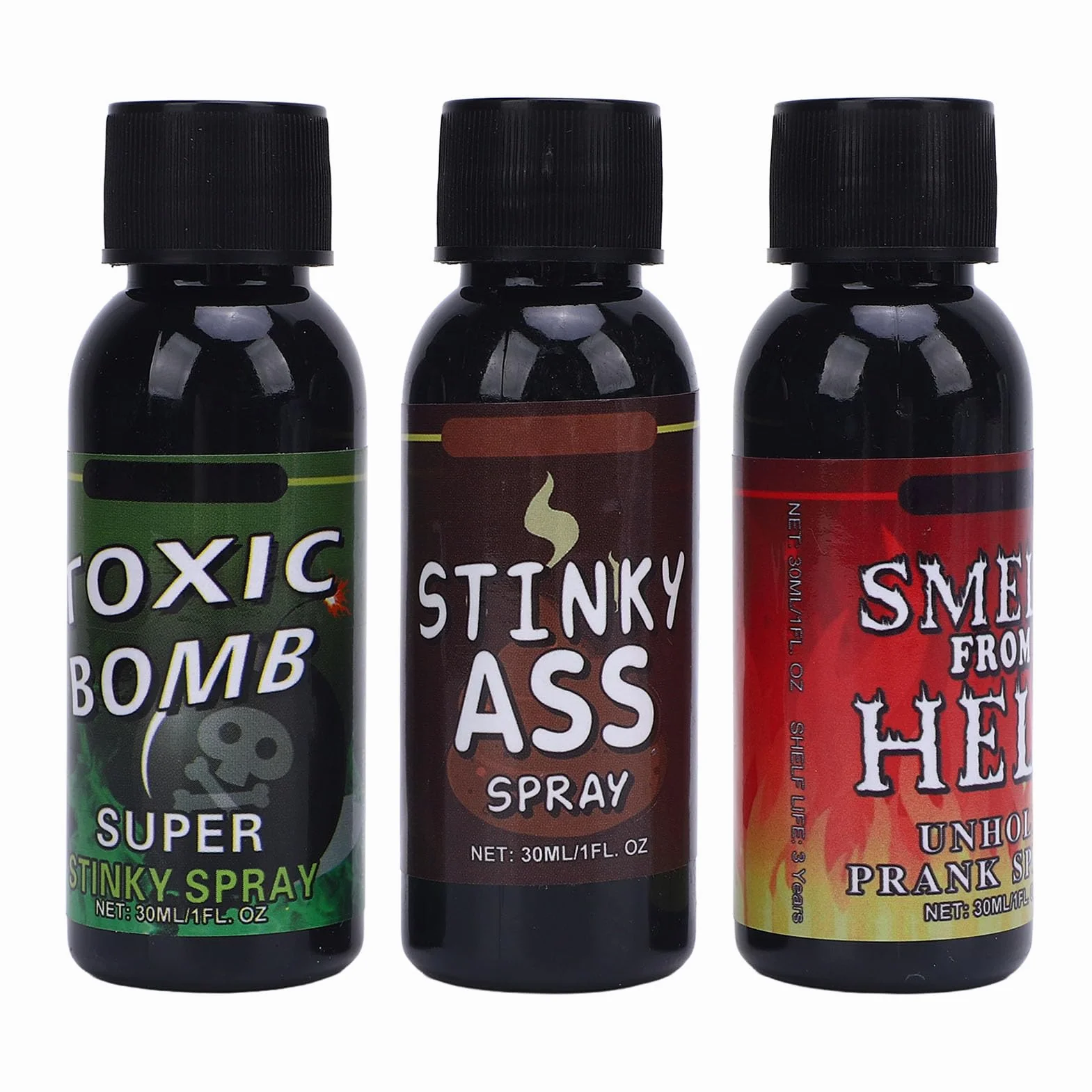 TARSHYRY Wyjątkowo mocny spray dla zwierząt, zabawny śmierdzący farsz, idealny prezent 3 szt. 30 ml na imprezy i imprezy, bomba rozrywkowa o unikalnym zapachu