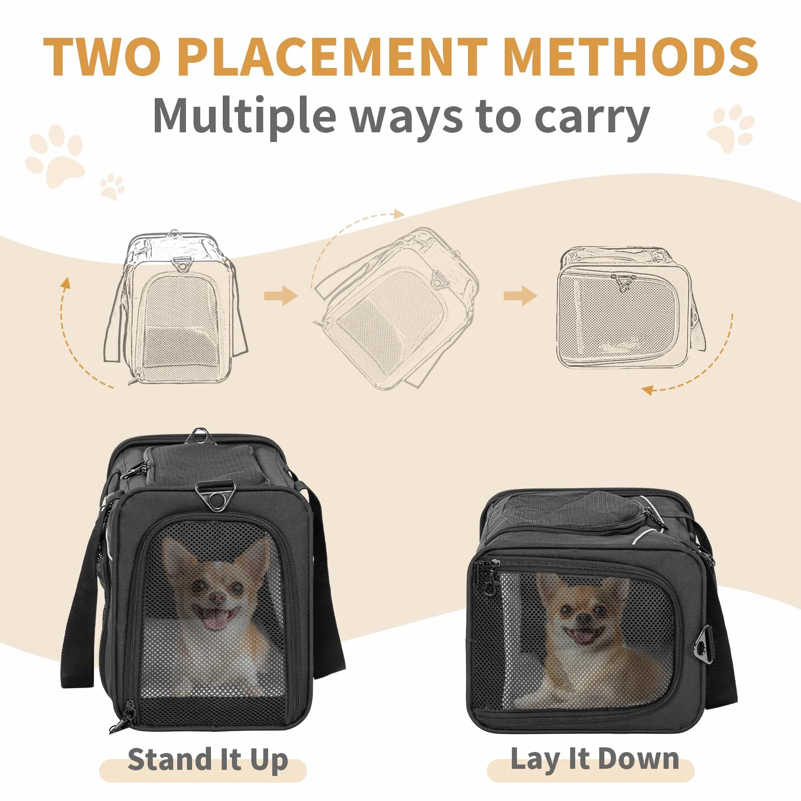 Petsfit torba transportowa dla kota i psa zatwierdzona do lotu